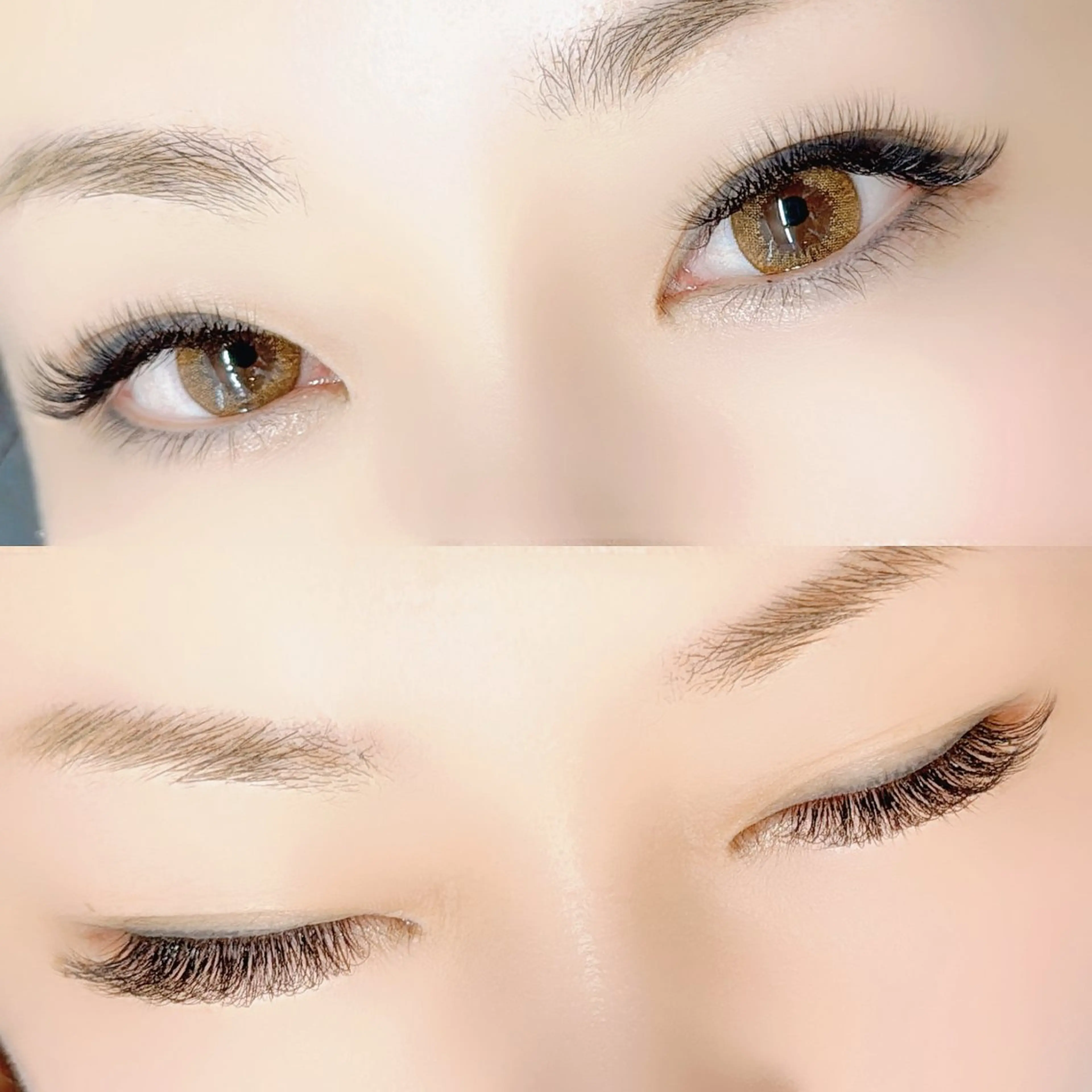 マツエク・マツパ 目尻長め ボリュームラッシュ マツエク FASTLASH 渋谷所属・FASTLASH🦋 パリジェンヌのマツエク・マツパデザイン