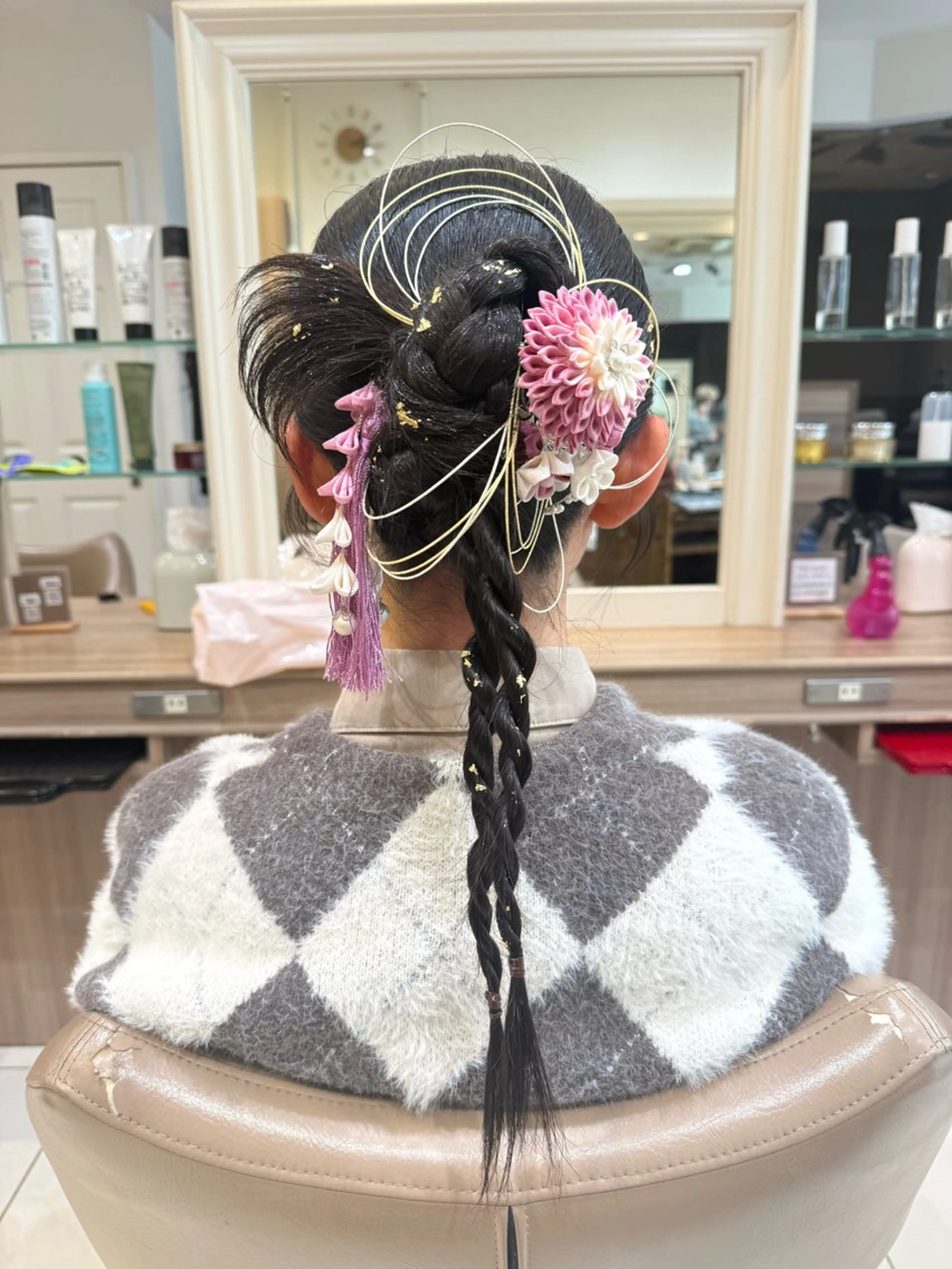 ロング ヘアアレンジ ヘアセット 韓国ヘアメイク🎀/ 縮毛矯正✨山本媛香のヘアスタイル