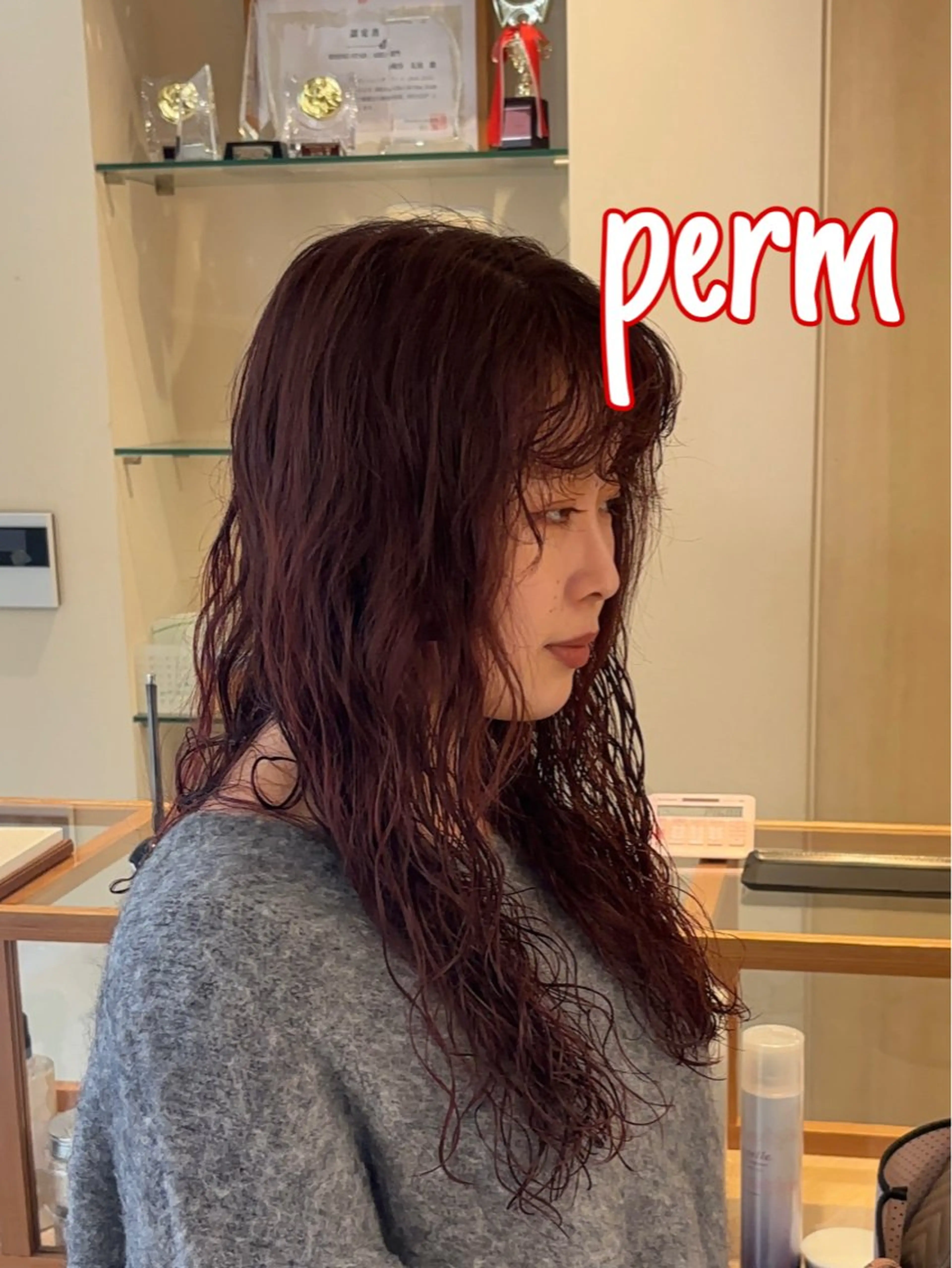 ロング パーマ ストレートパーマ カット パーマ トリートメント CYAN.栄店所属・パーマ/髪質改善 【榎本千夏】のヘアスタイル