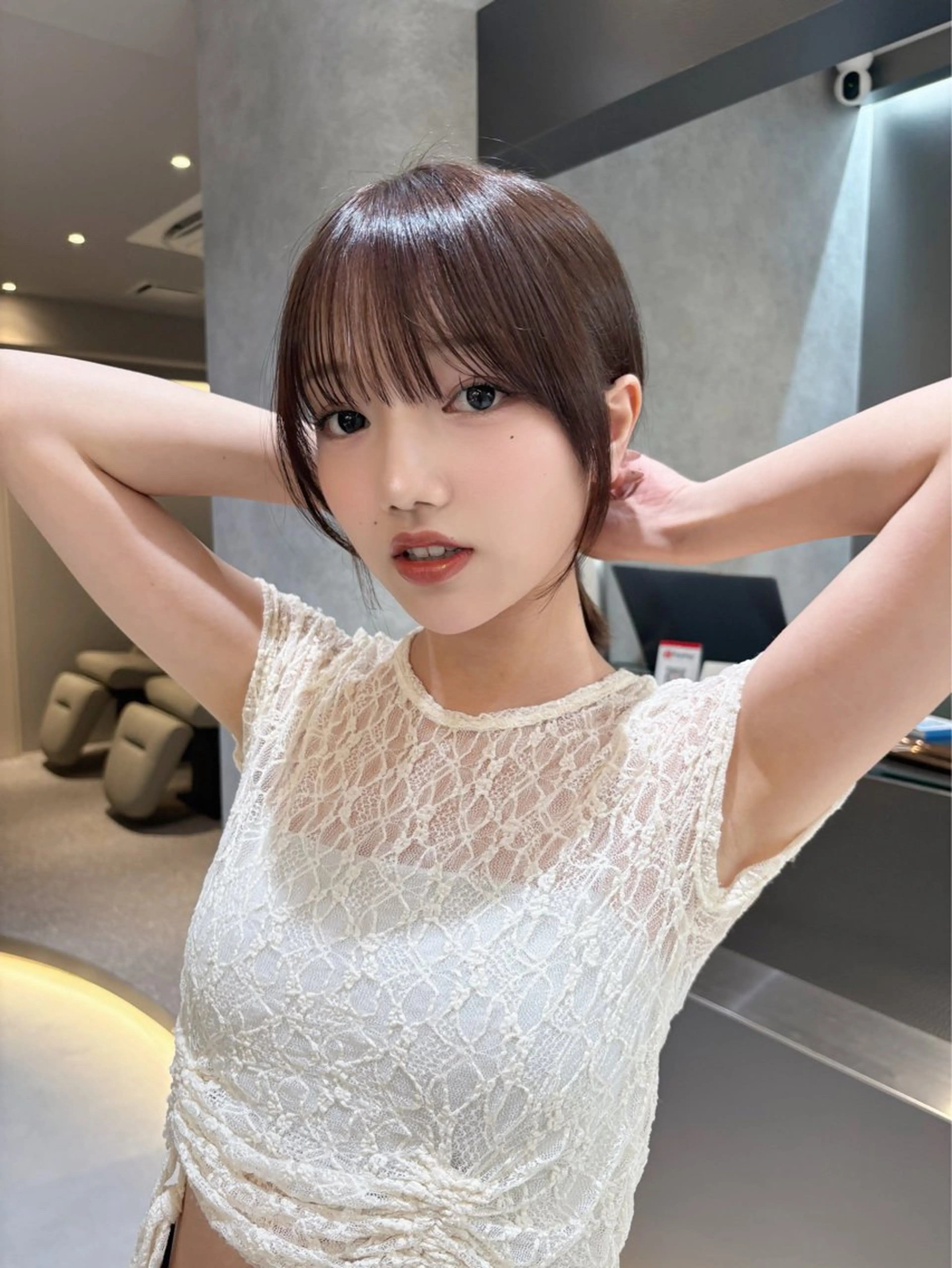 ショート カラー ボブ特化型美容師/赤 み消しカラー/ももかのヘアスタイル