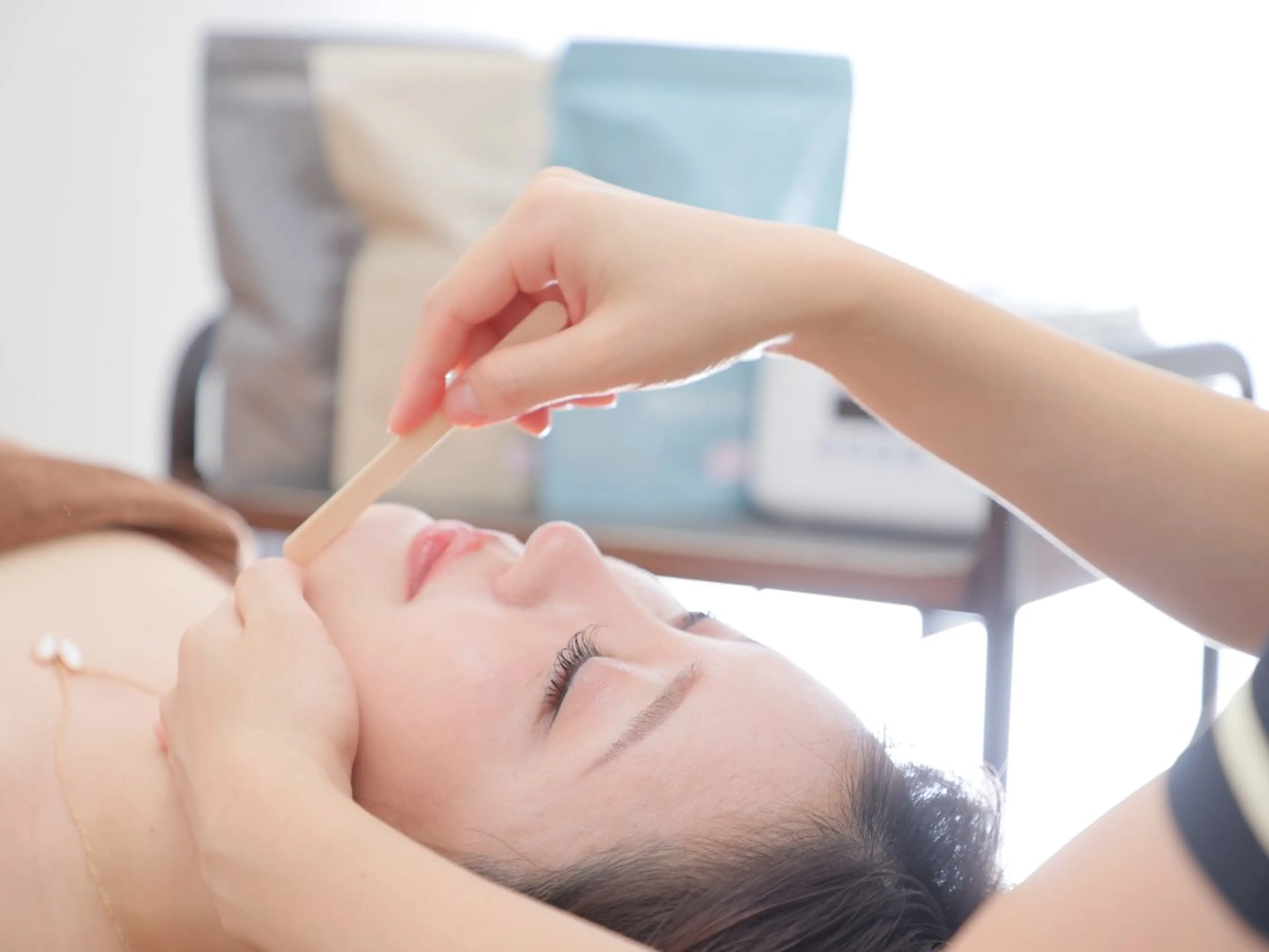 顔脱毛＋アーユルヴェーダ(フェムケア＋炭酸クレイスパ＋アーユルヴェーダオイル)の写真