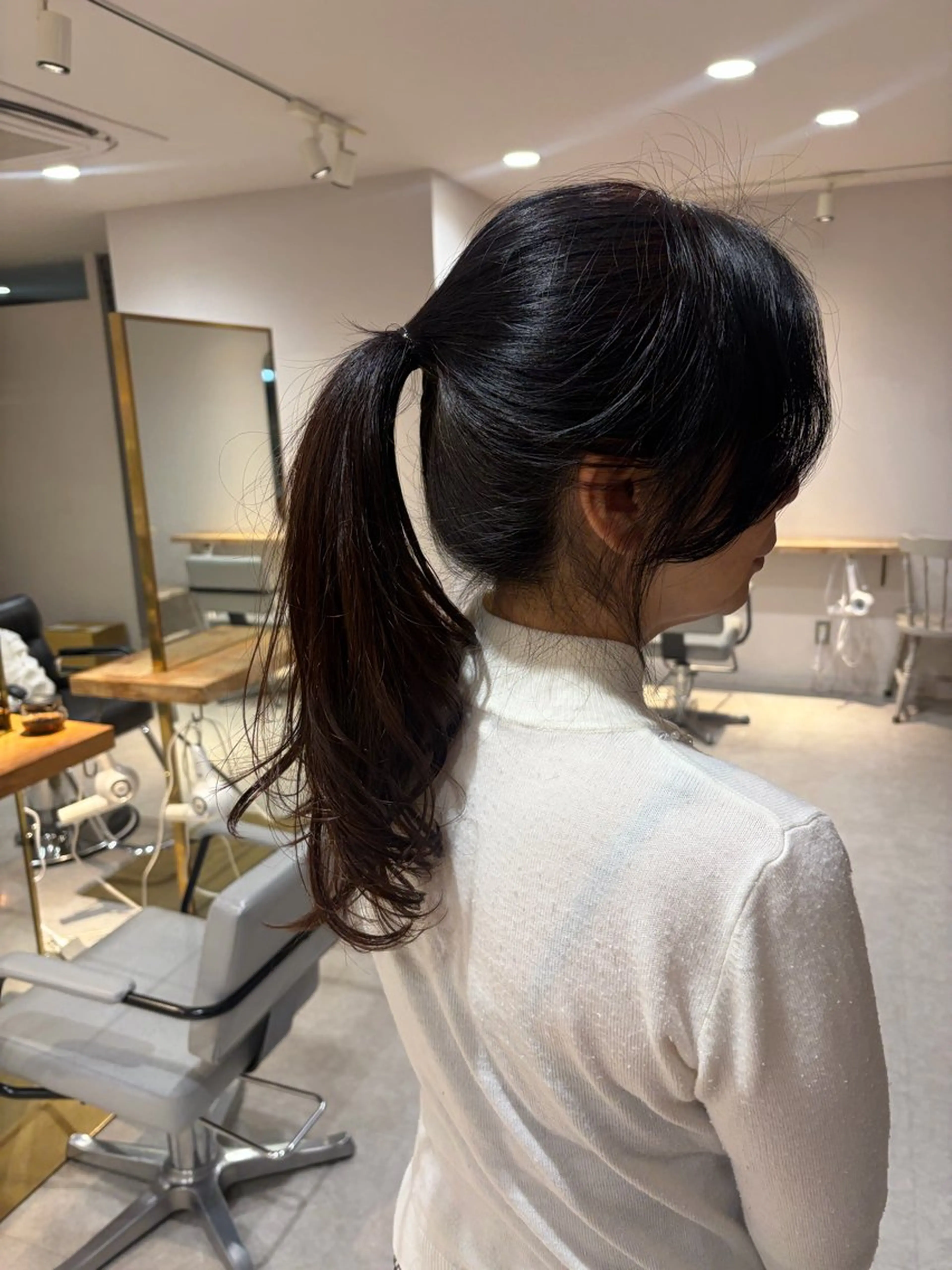 ロング パーマ パーマ 🤍透明感カラー 【仙川】セリナ🤍のヘアスタイル