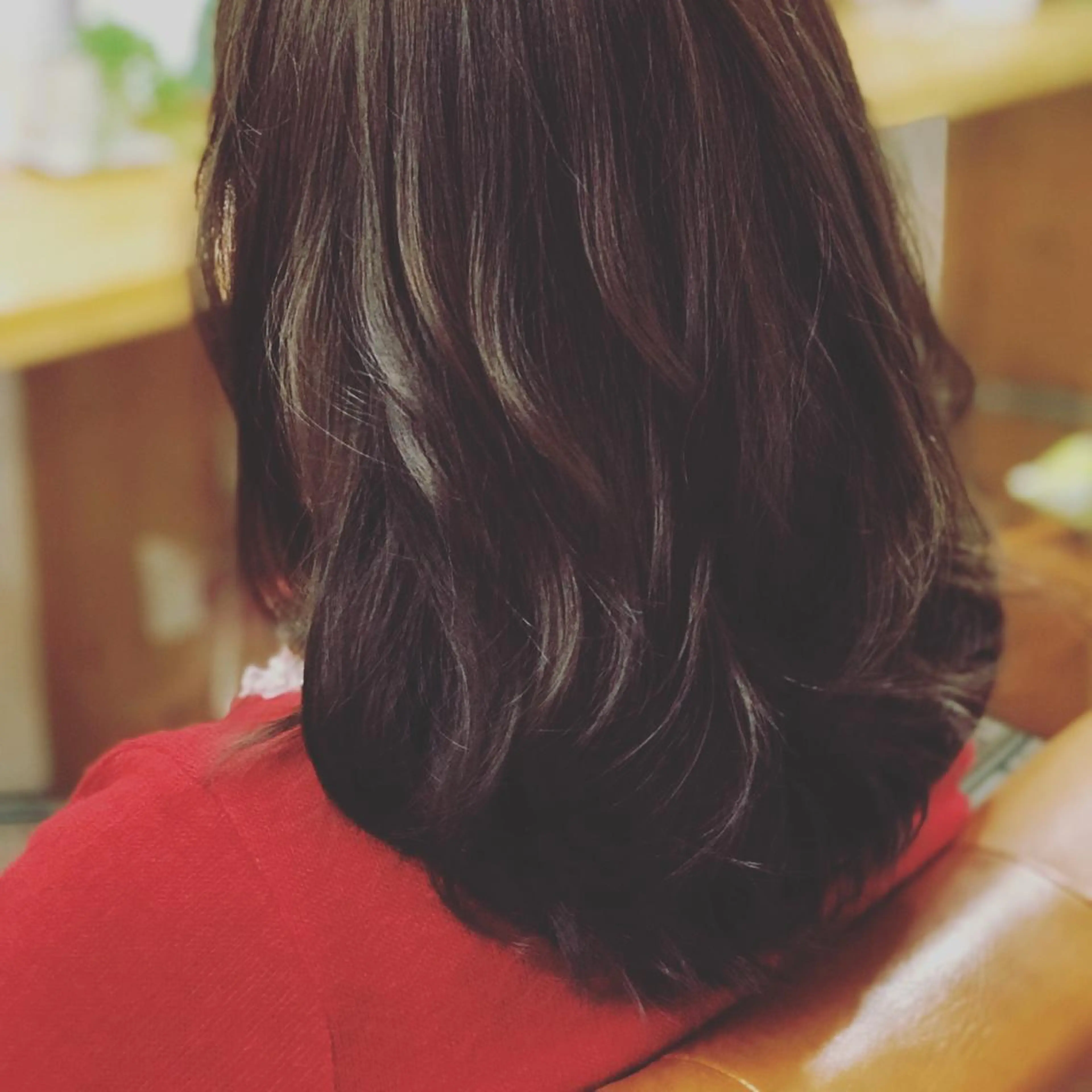 セミロング ヘアアレンジ 髪質改善ayame 横山諒のヘアスタイル