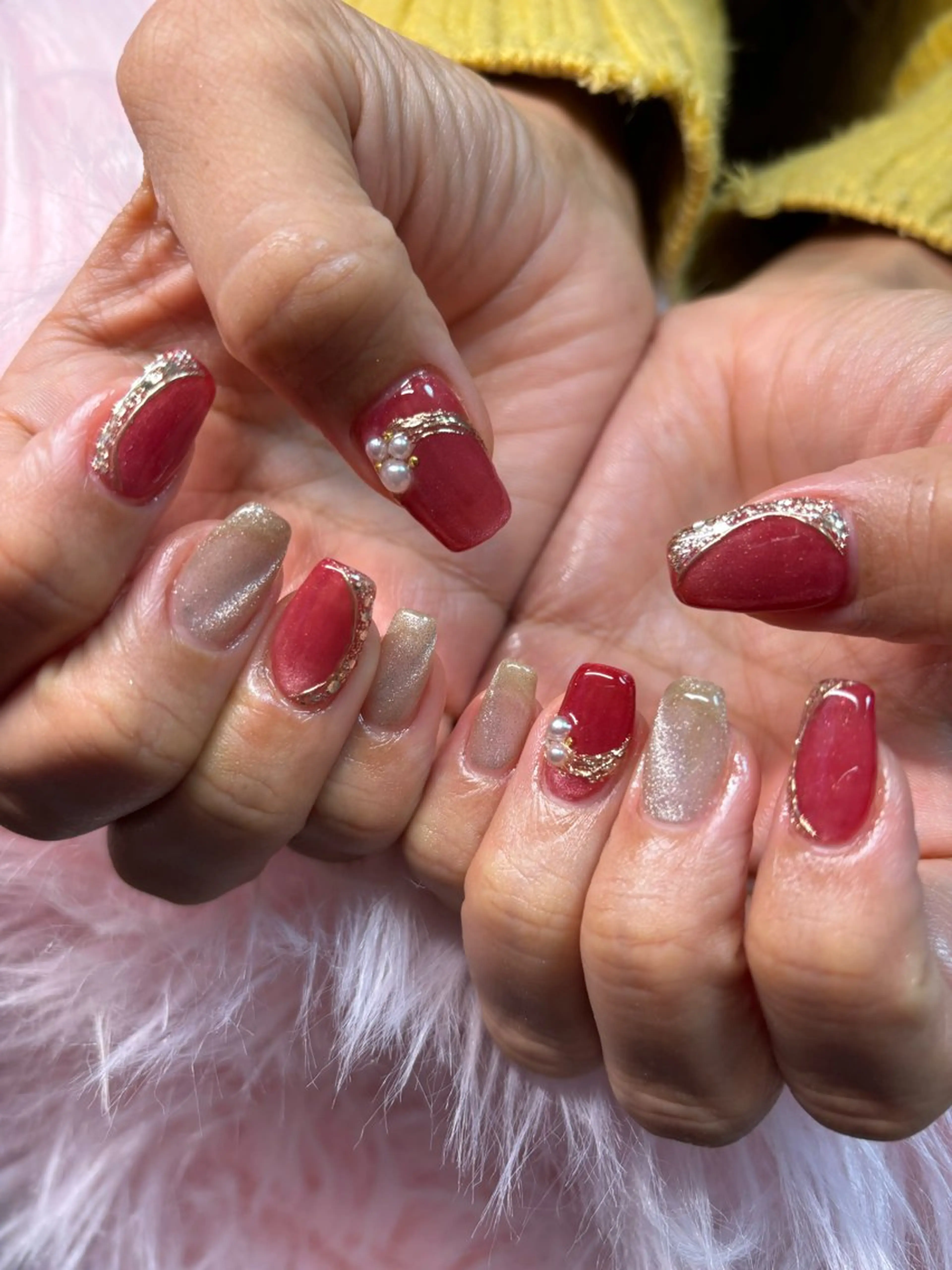 ネイル rukianail 新里のネイルデザイン