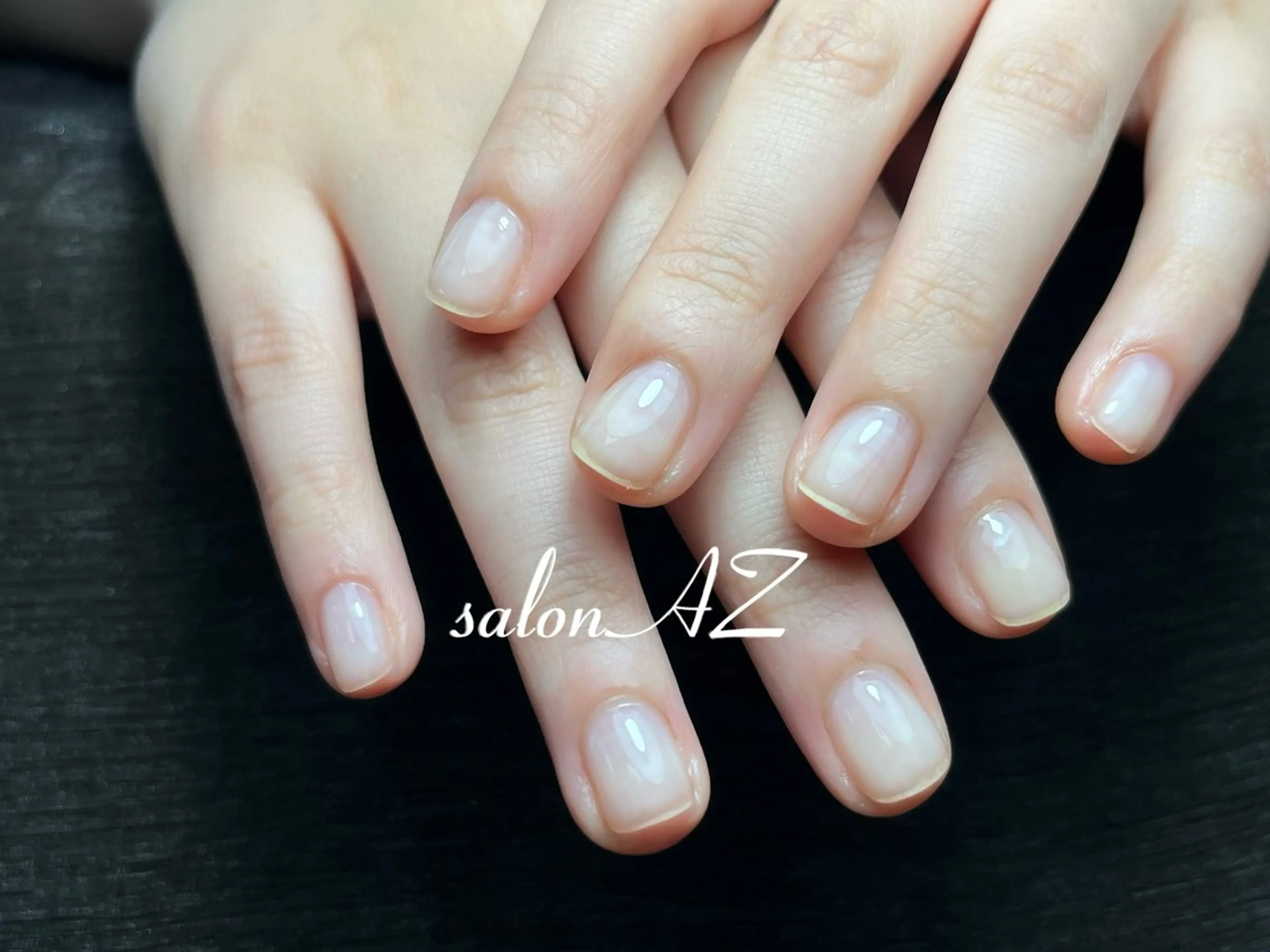 ネイル アートネイル 長さ出し フットネイル フレンチネイル ジェルネイル salon AZのネイルデザイン