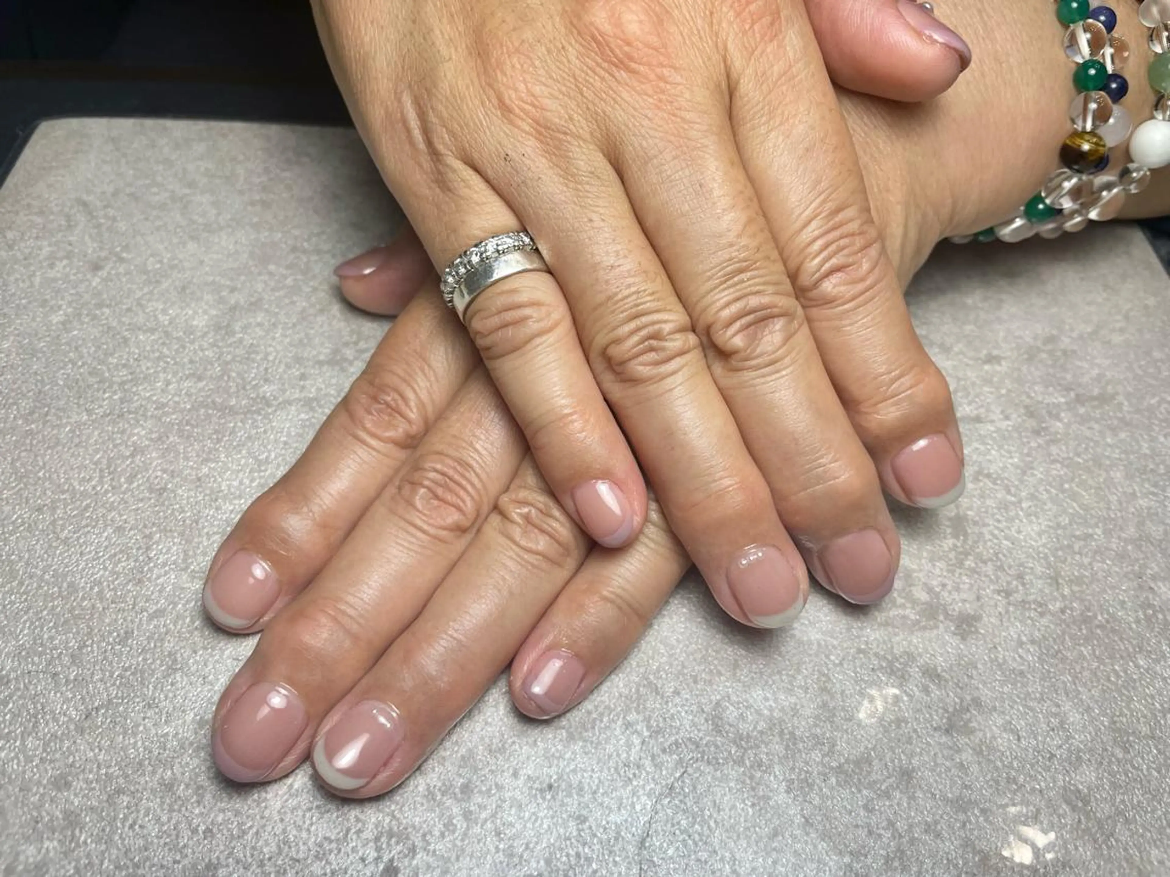 ネイル フレンチネイル ジェルネイル パラジェル パステルネイル 春ネイル BLANCEnail所属・BLANCnail yuuのネイルデザイン