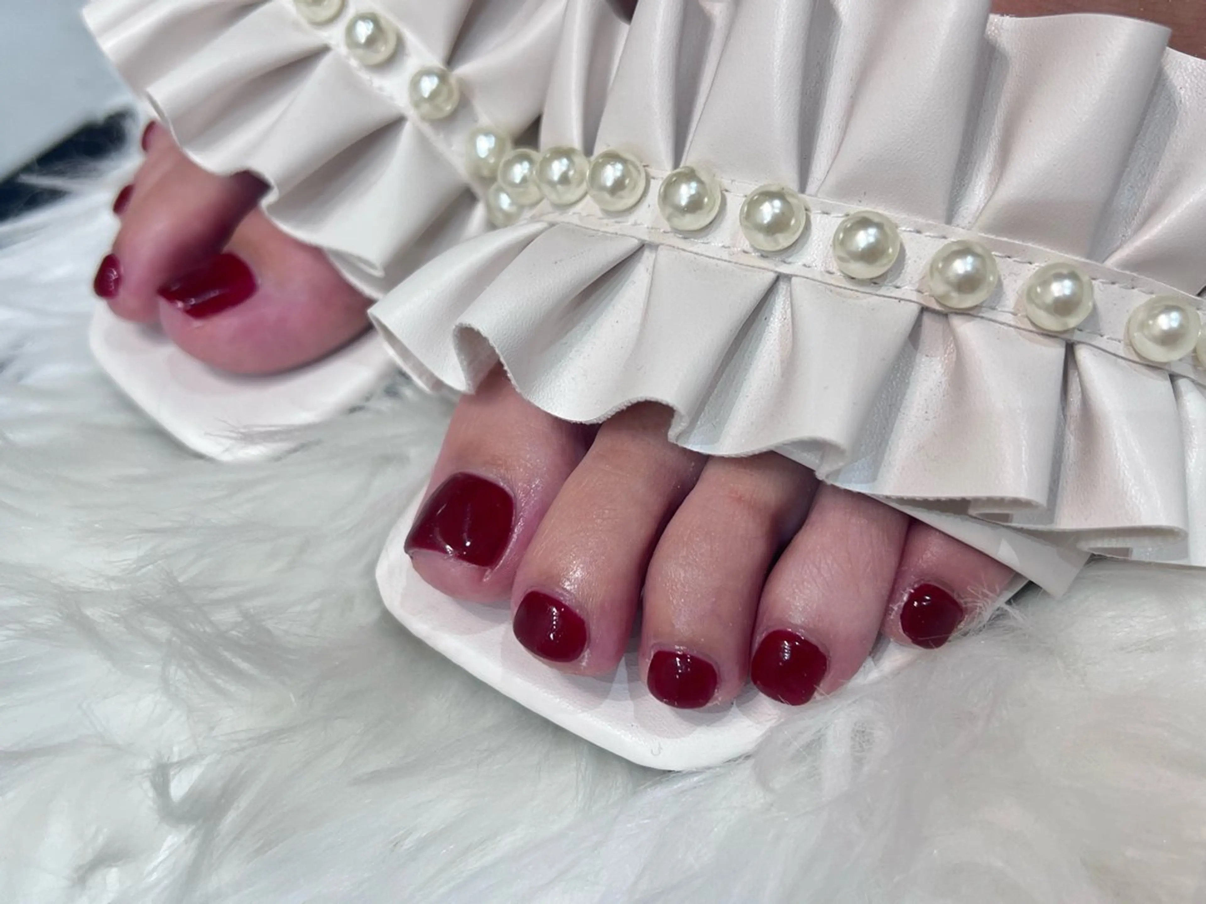 オフなしフットワンカラー💅の写真