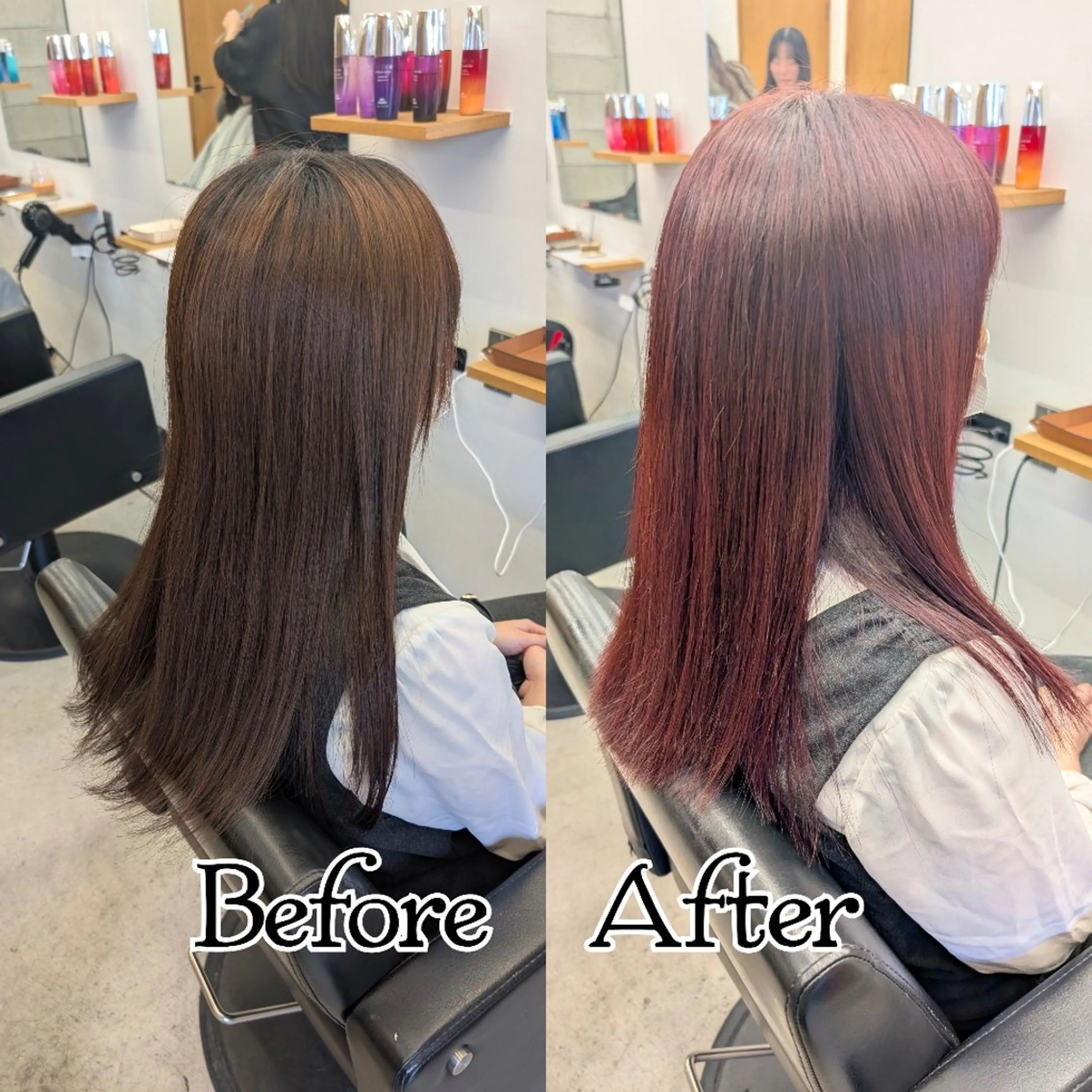 ロング 顔周りカット ロング カット ヘアカラー トリートメント R hair🧡 伊藤美和🤎のヘアスタイル