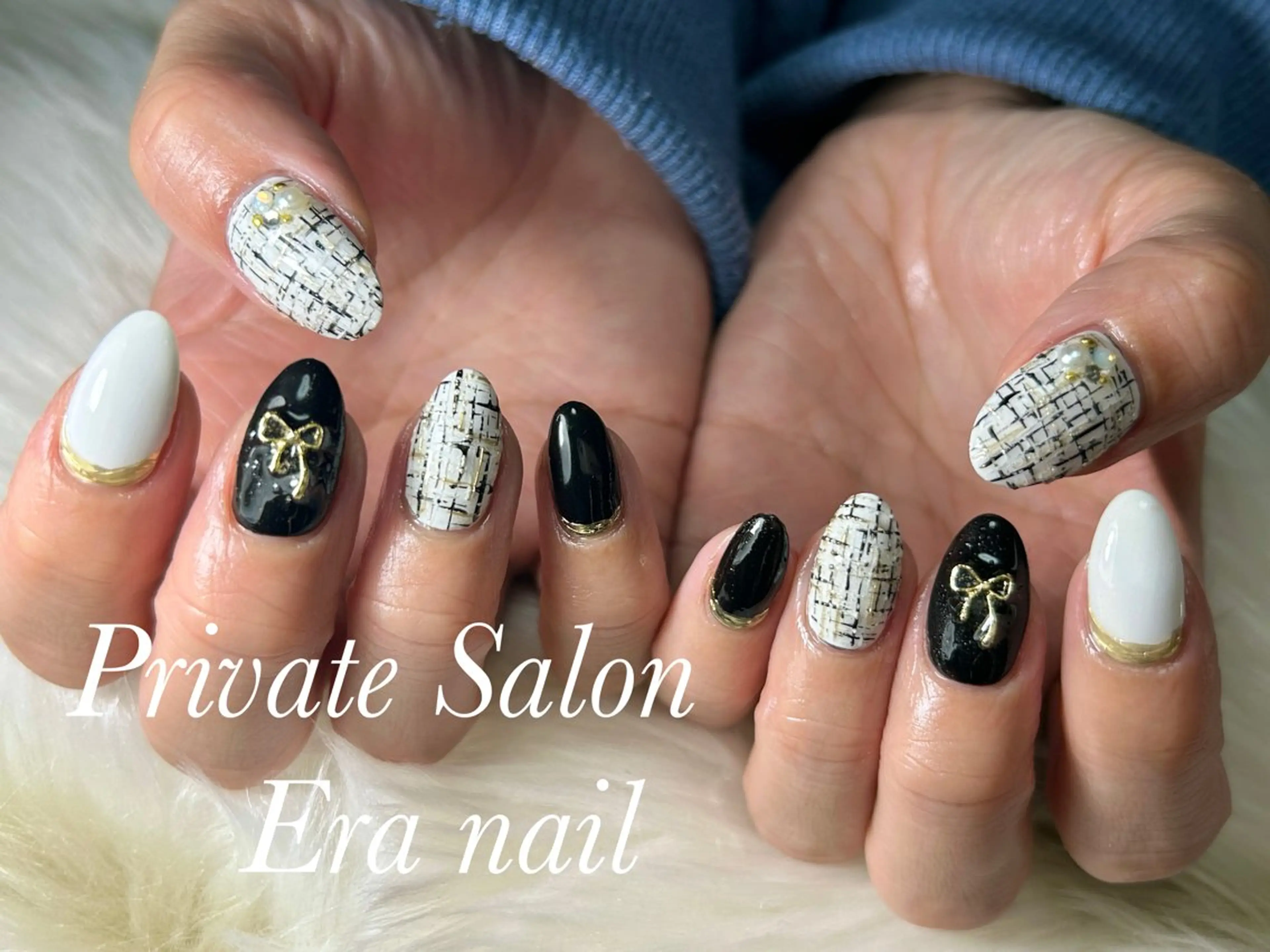 ネイル ツイードネイル ハンドネイル Era nailのネイルデザイン