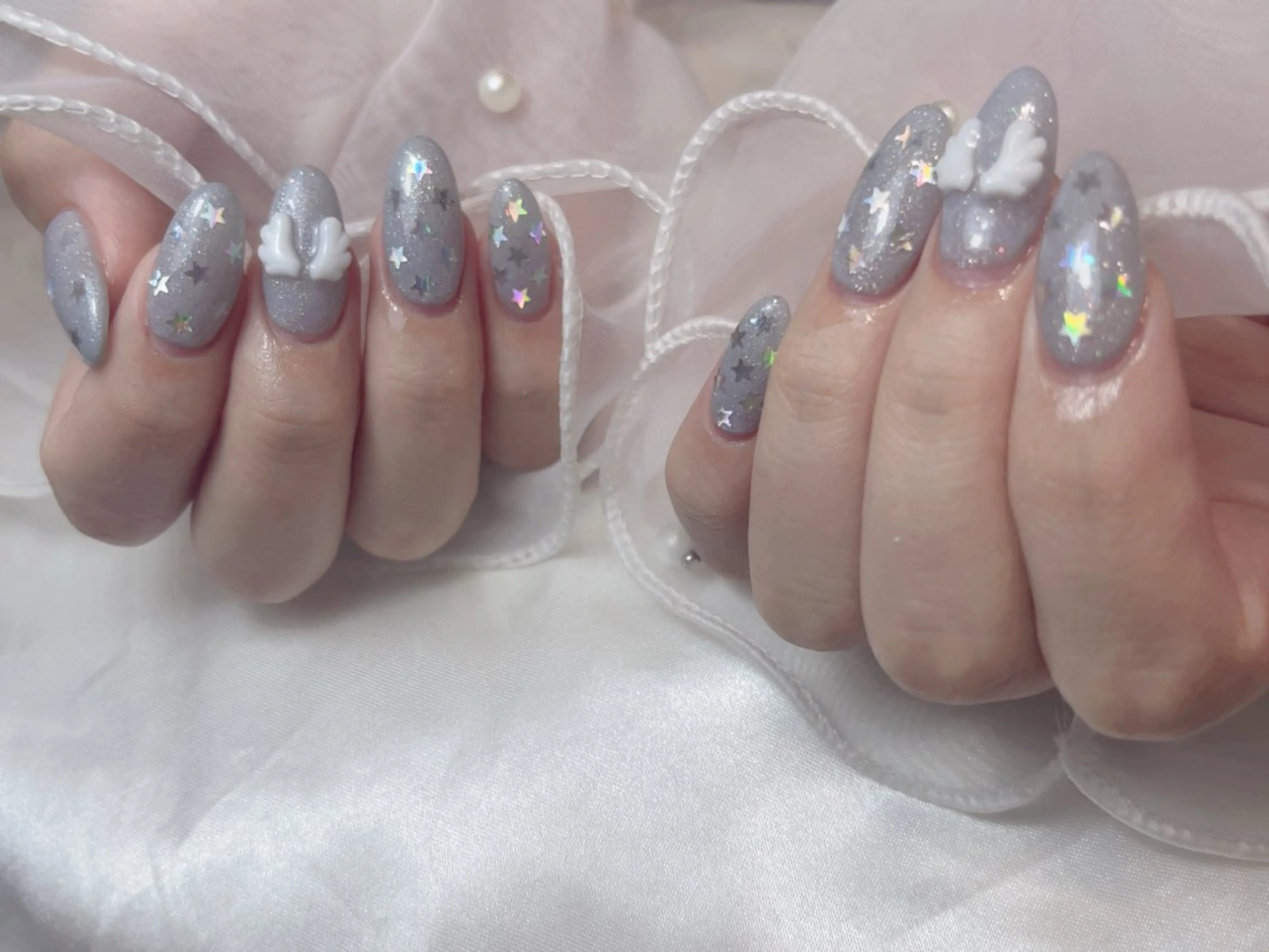 ネイル 持ち込み ハンドネイル salon de Tiara 碧のネイルデザイン