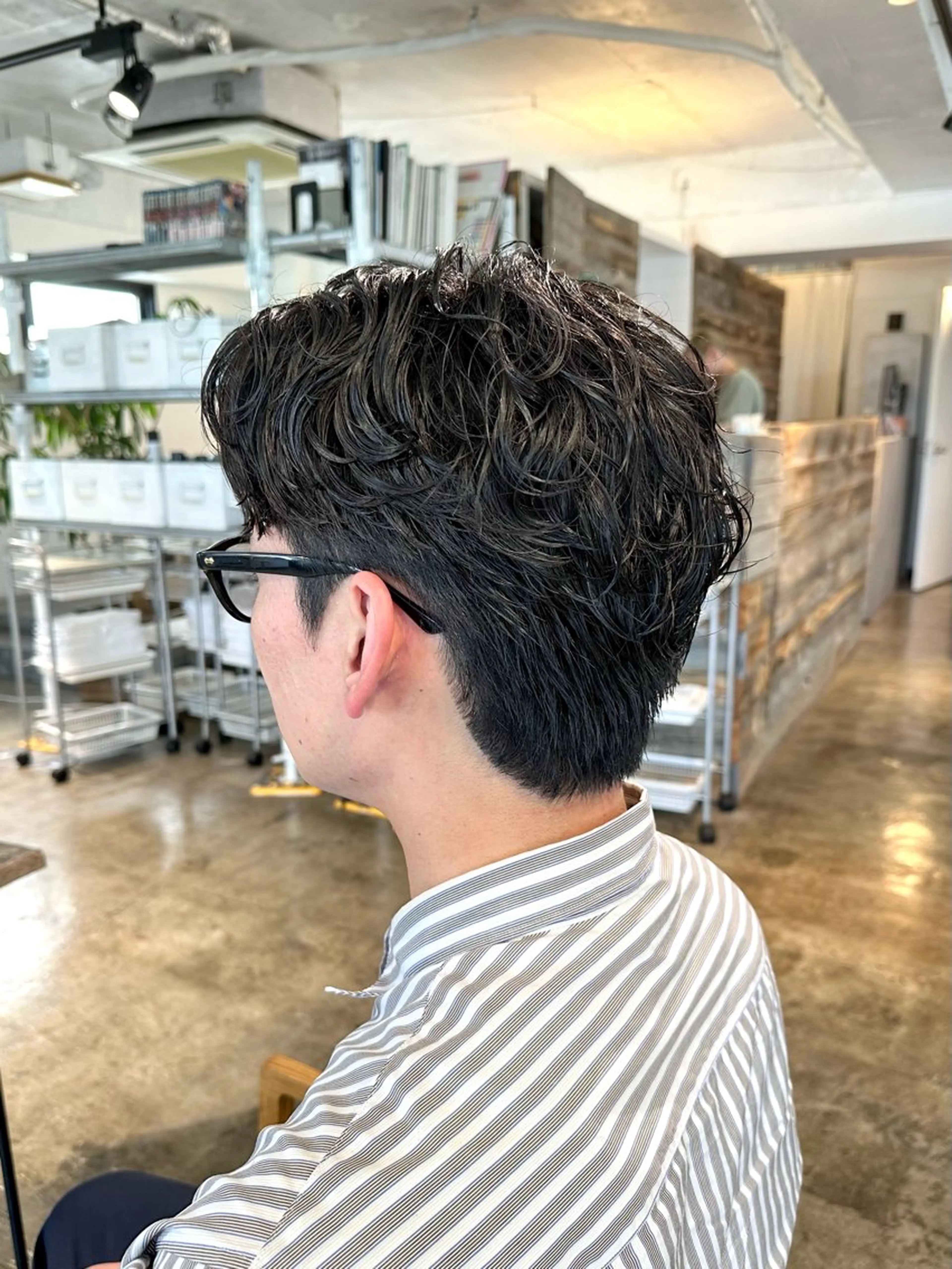 メンズ メンズパーマ 刈り上げ カット パーマ トリートメント 骨格補正施術/メンズ 専門美容師/YUYAのヘアスタイル