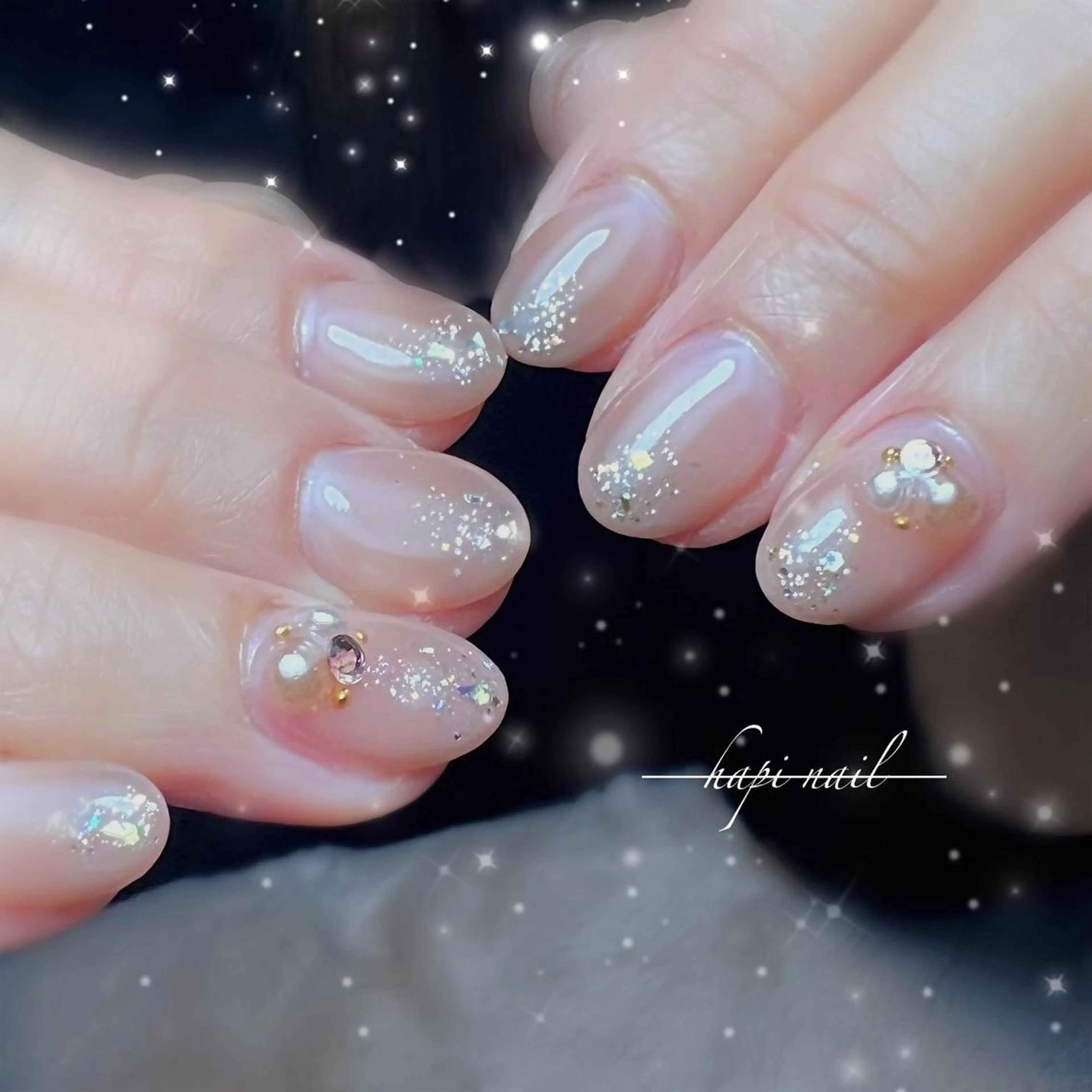 ネイル 《深爪緩和》《自爪育成》ネイルのお悩み専門サロン    Hapi : ）所属・Rio nail まなみのネイルデザイン