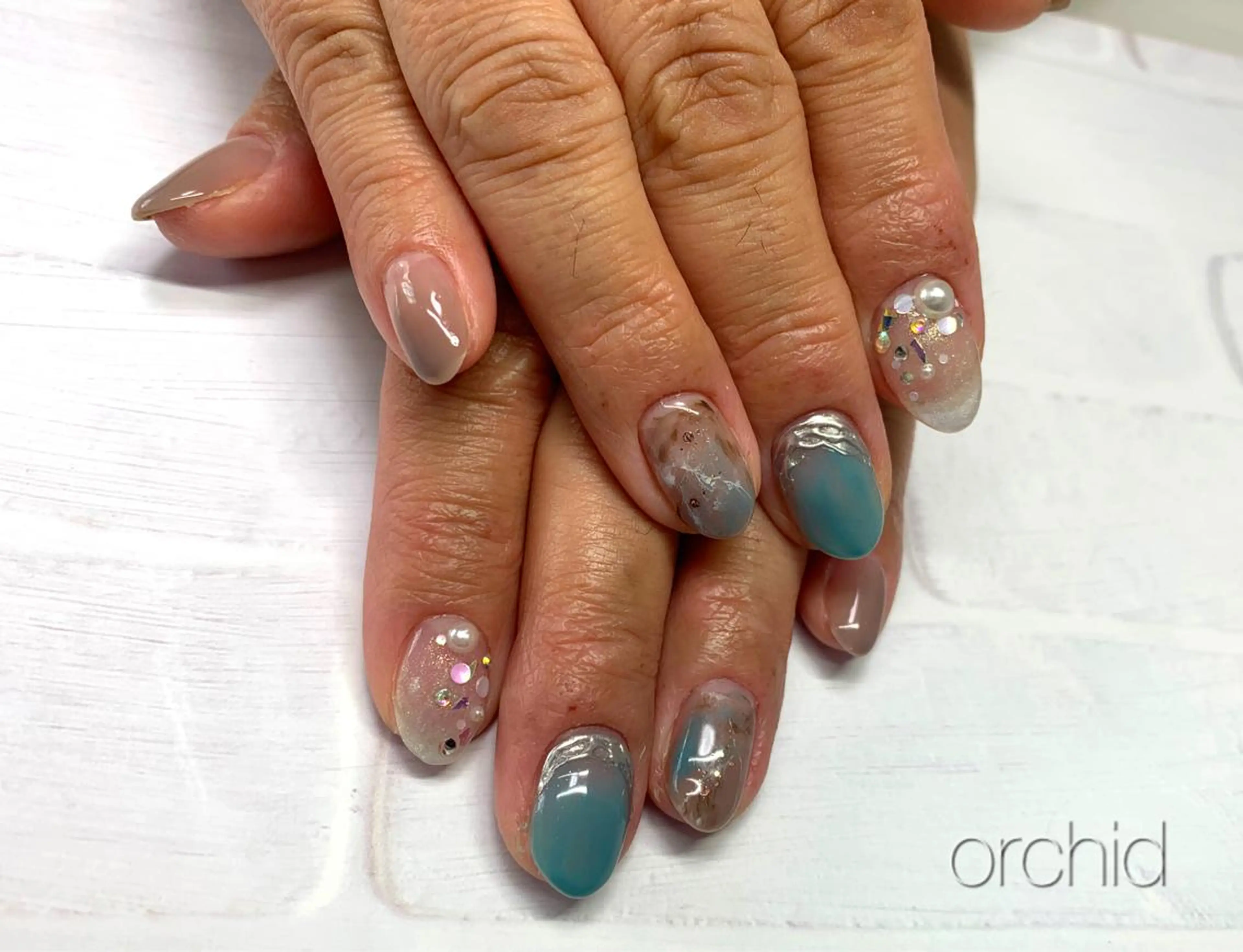 ネイル orchid ♡オーキッドのネイルデザイン