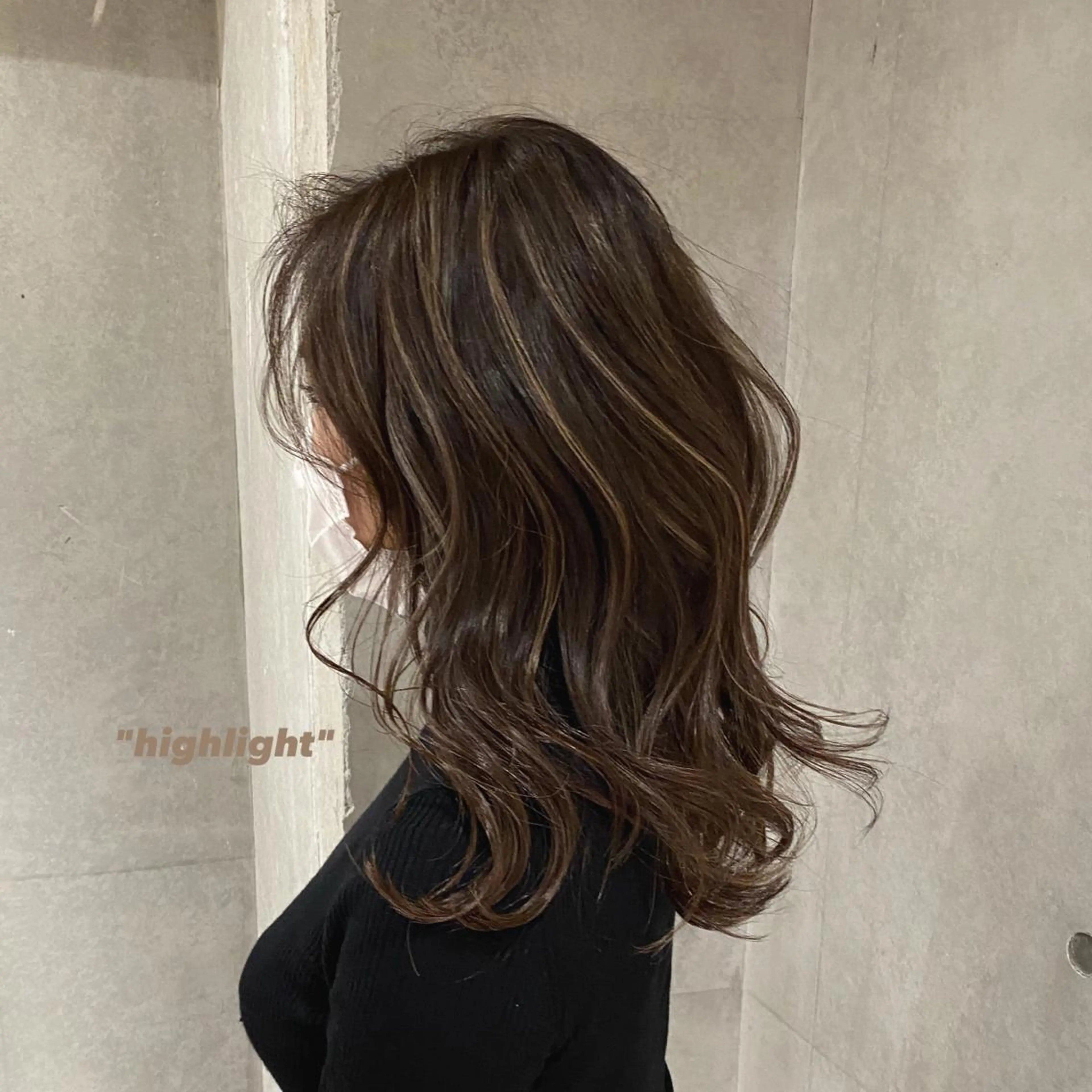 セミロング カラー ハイライトカラー ハイライト Bree"ze所属・大河原 修太のヘアスタイル