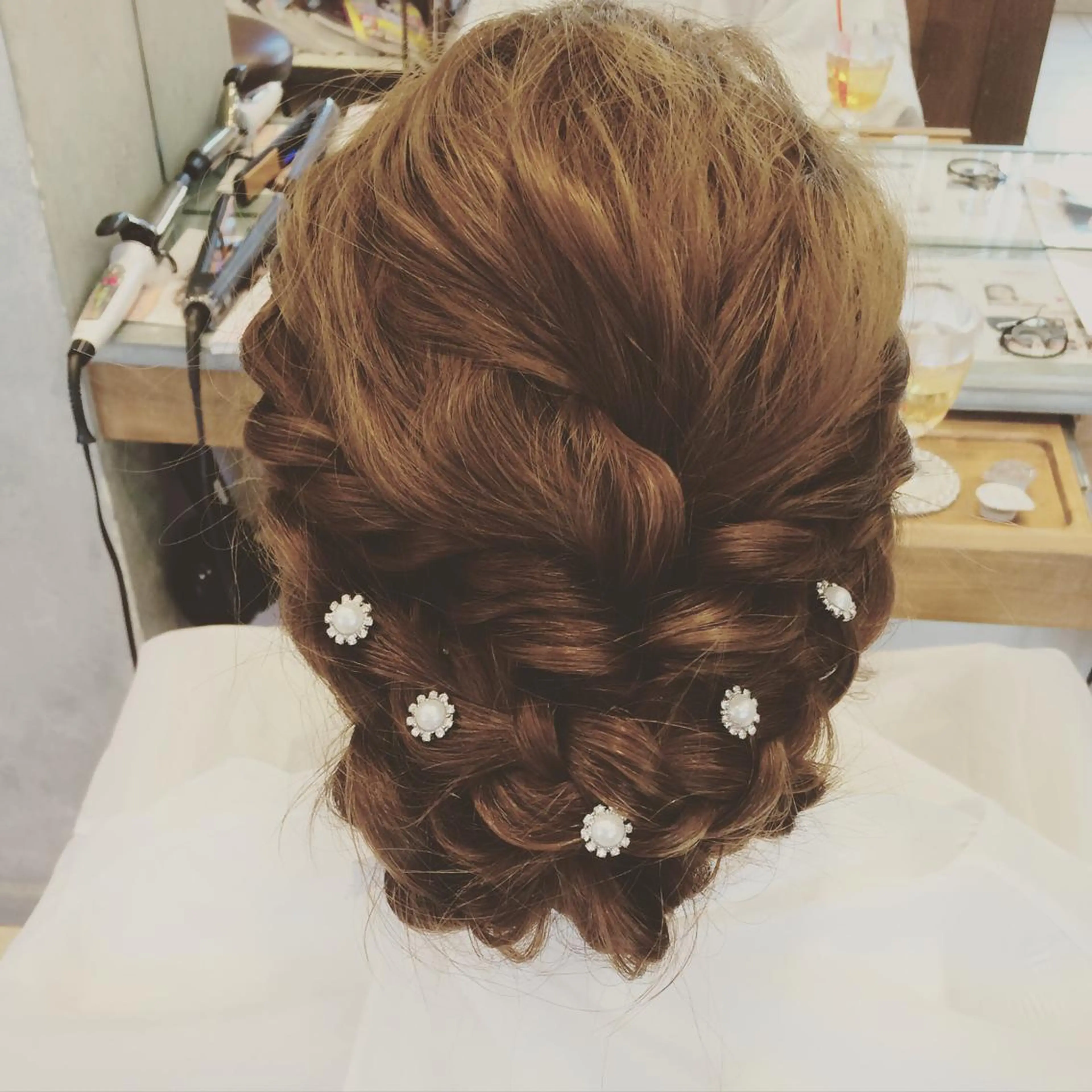 ロング ヘアアレンジ ヤマナカ エリカのヘアスタイル