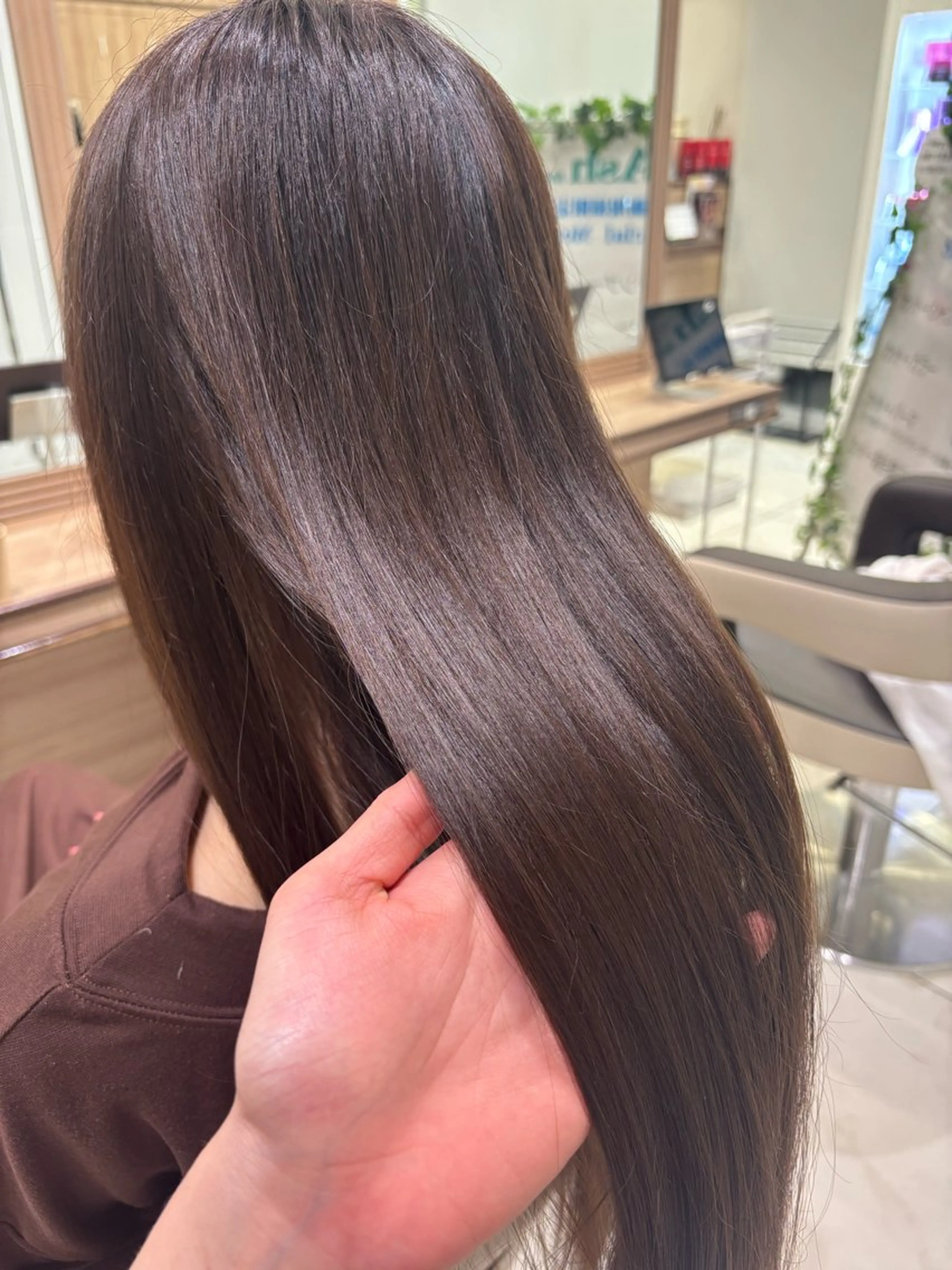 ロング ヘアカラー トリートメント ☁🫧縮毛矯正 /沖春奈🪽🫧のヘアスタイル
