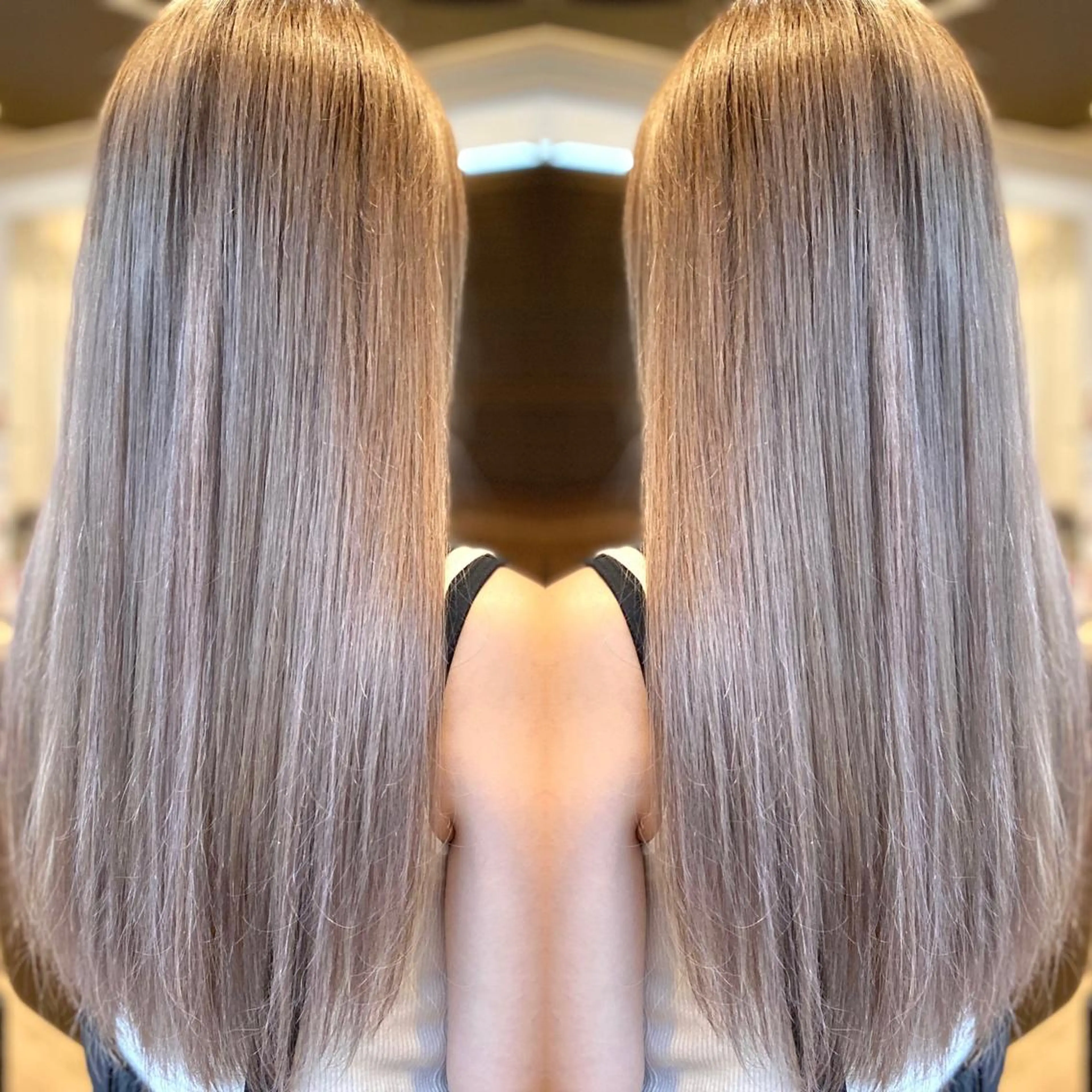 ロング カラー カット ヘアカラー エクステ hair &eye LAWE.店長のヘアスタイル