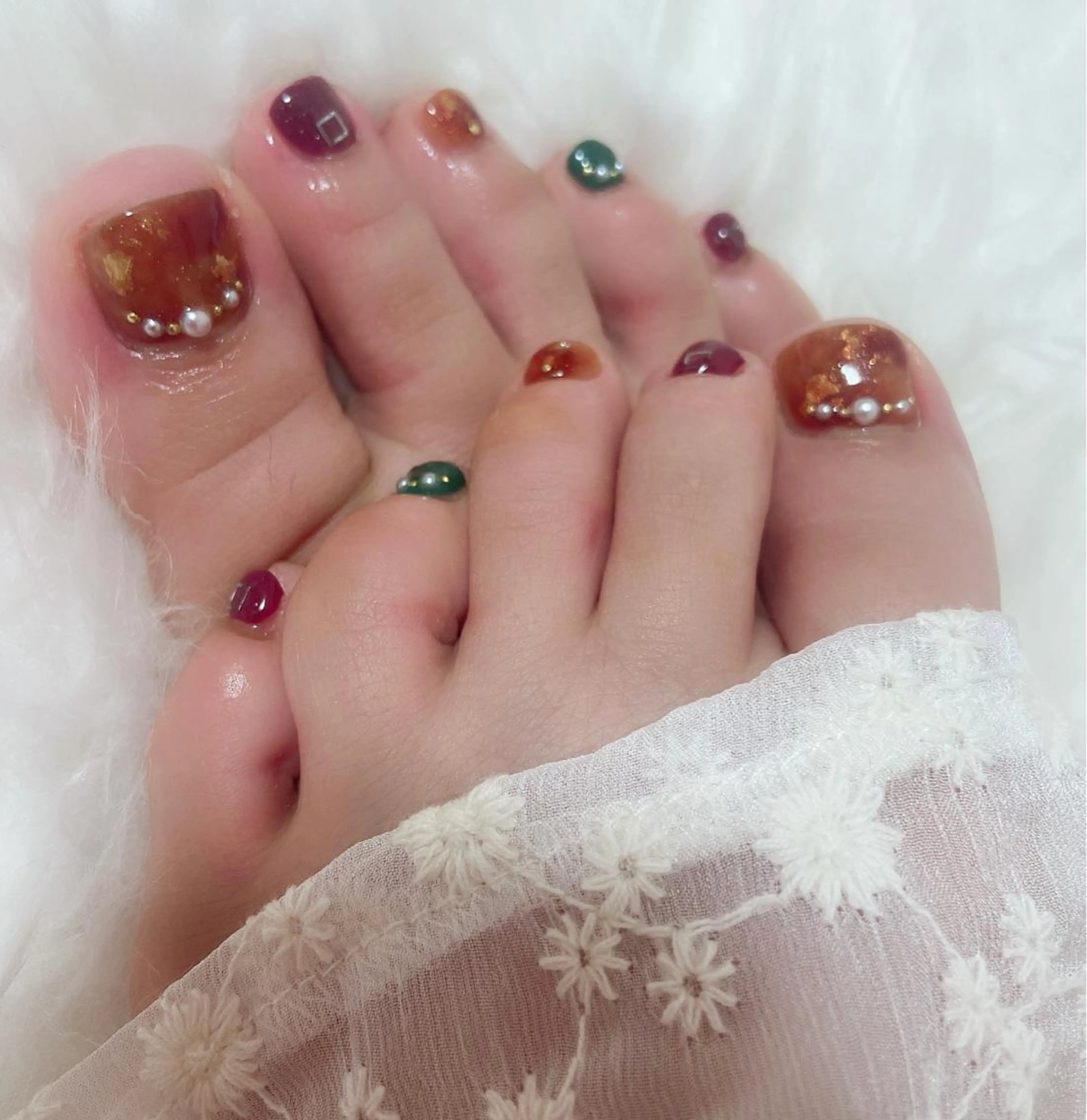 ネイル フットネイル ＆ME アンドミーのネイルデザイン