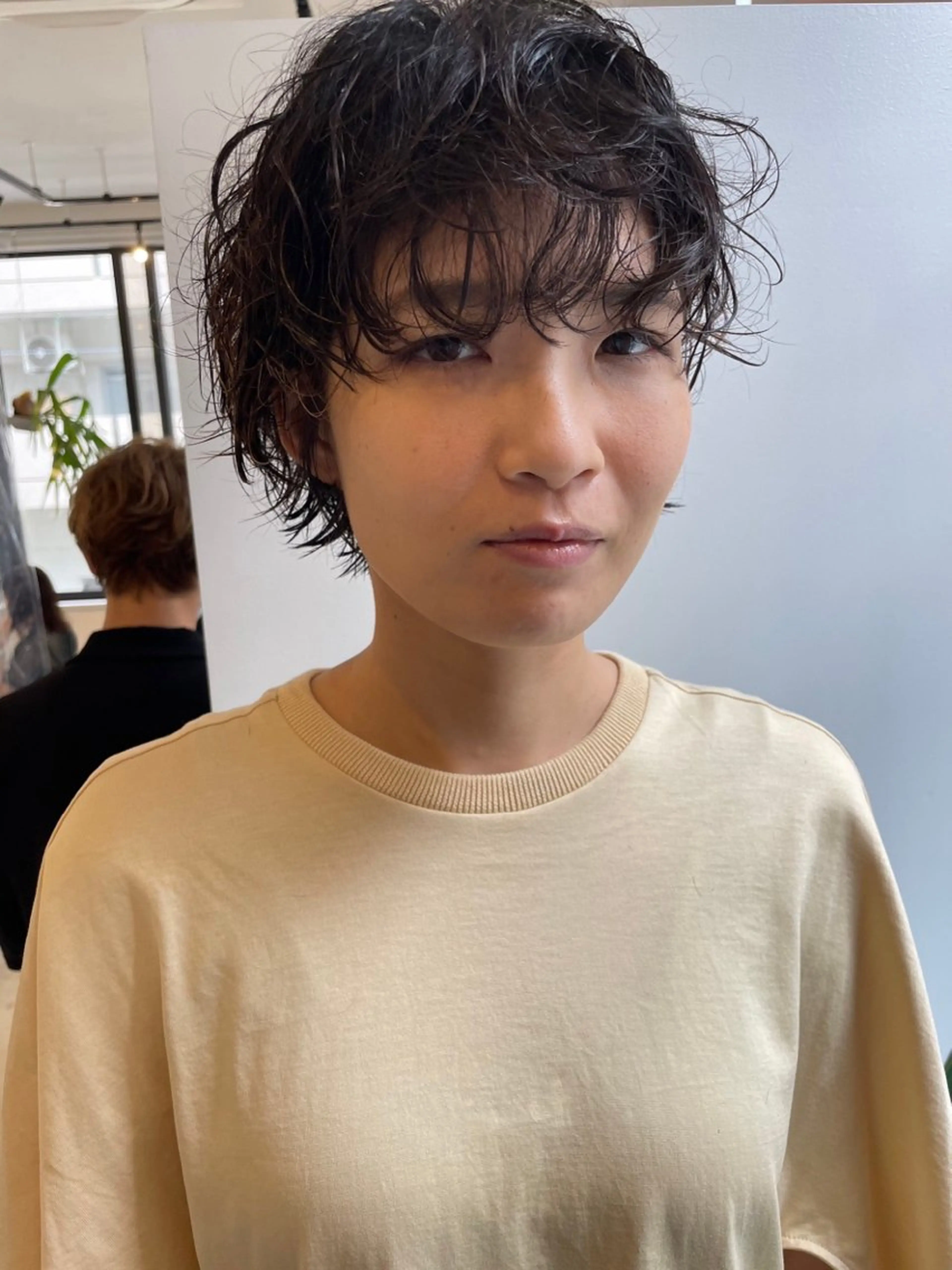 ショート パーマ カット パーマ トリートメント ボブ／パーマ指名 No. 1🍃れんとのヘアスタイル