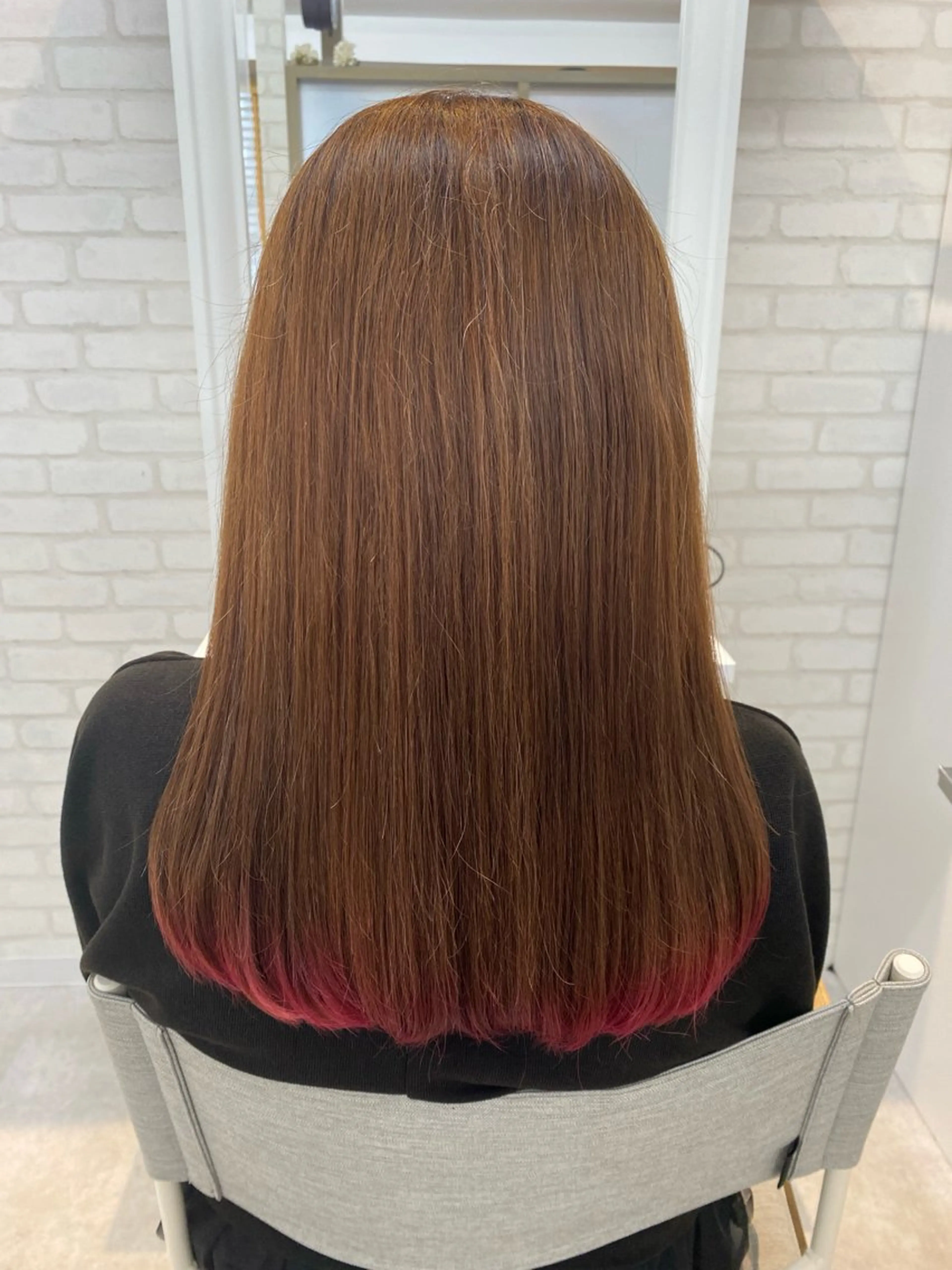 ロング ヘアカラー トリートメント THETAふじみ野 野宮のヘアスタイル