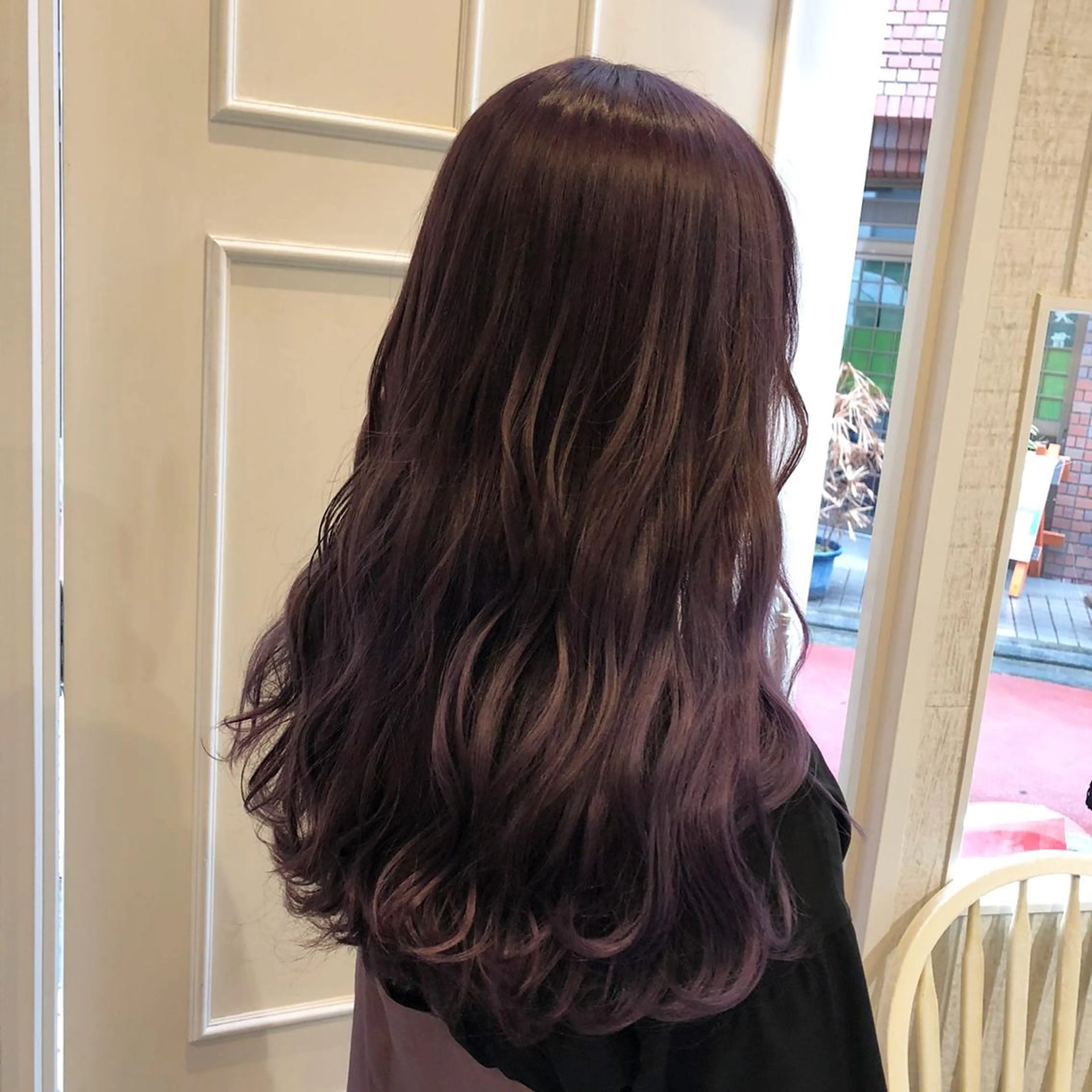 ロング カラー ベージュカラー ラベンダーカラー ラベンダーベージュ 🫟Blanco🫟 Color&Careのヘアスタイル