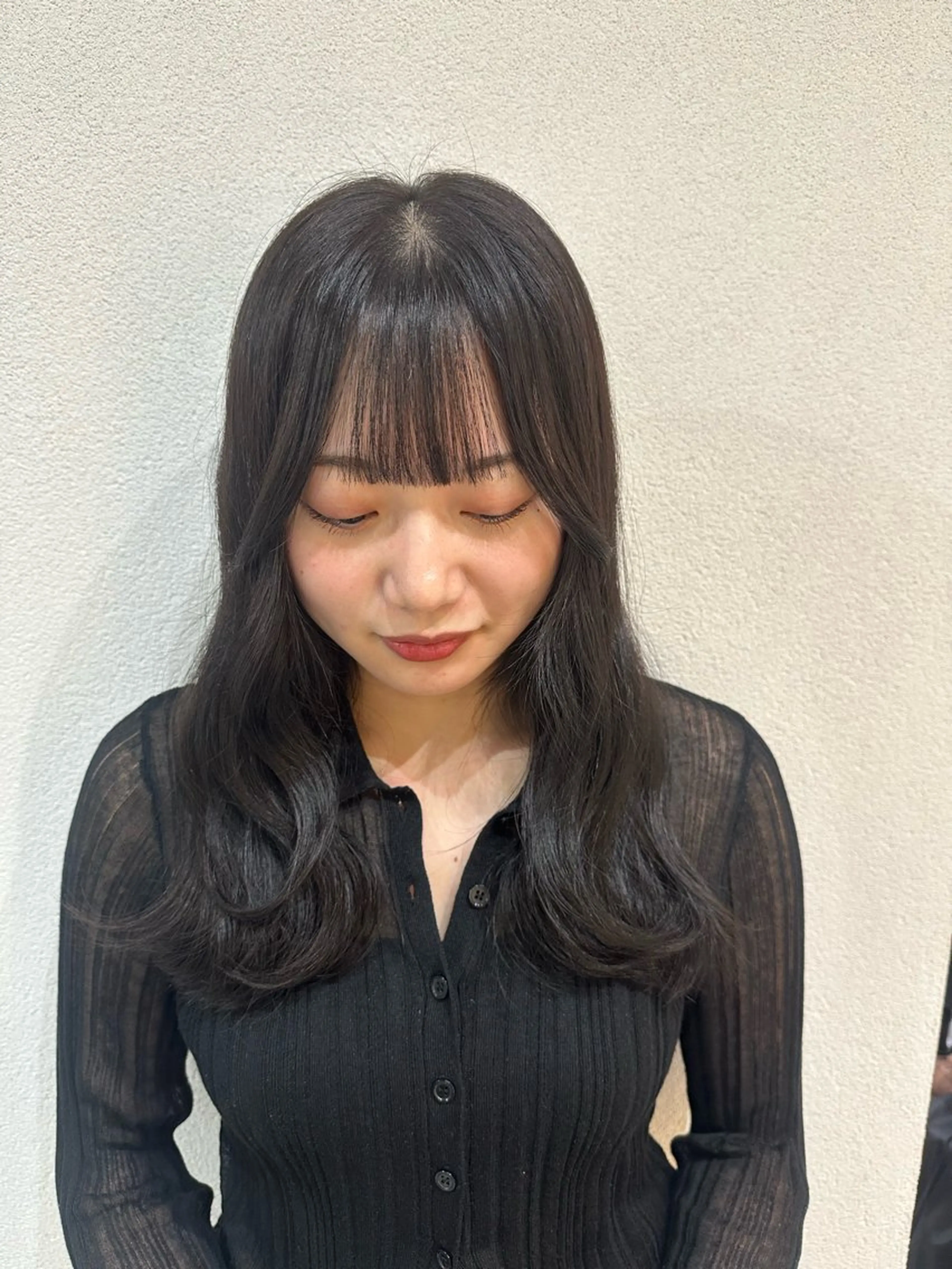 ミディアム カラー カット ヘアカラー トリートメント 🪞個室サロン/韓国 艶髪/keito🪞のヘアスタイル