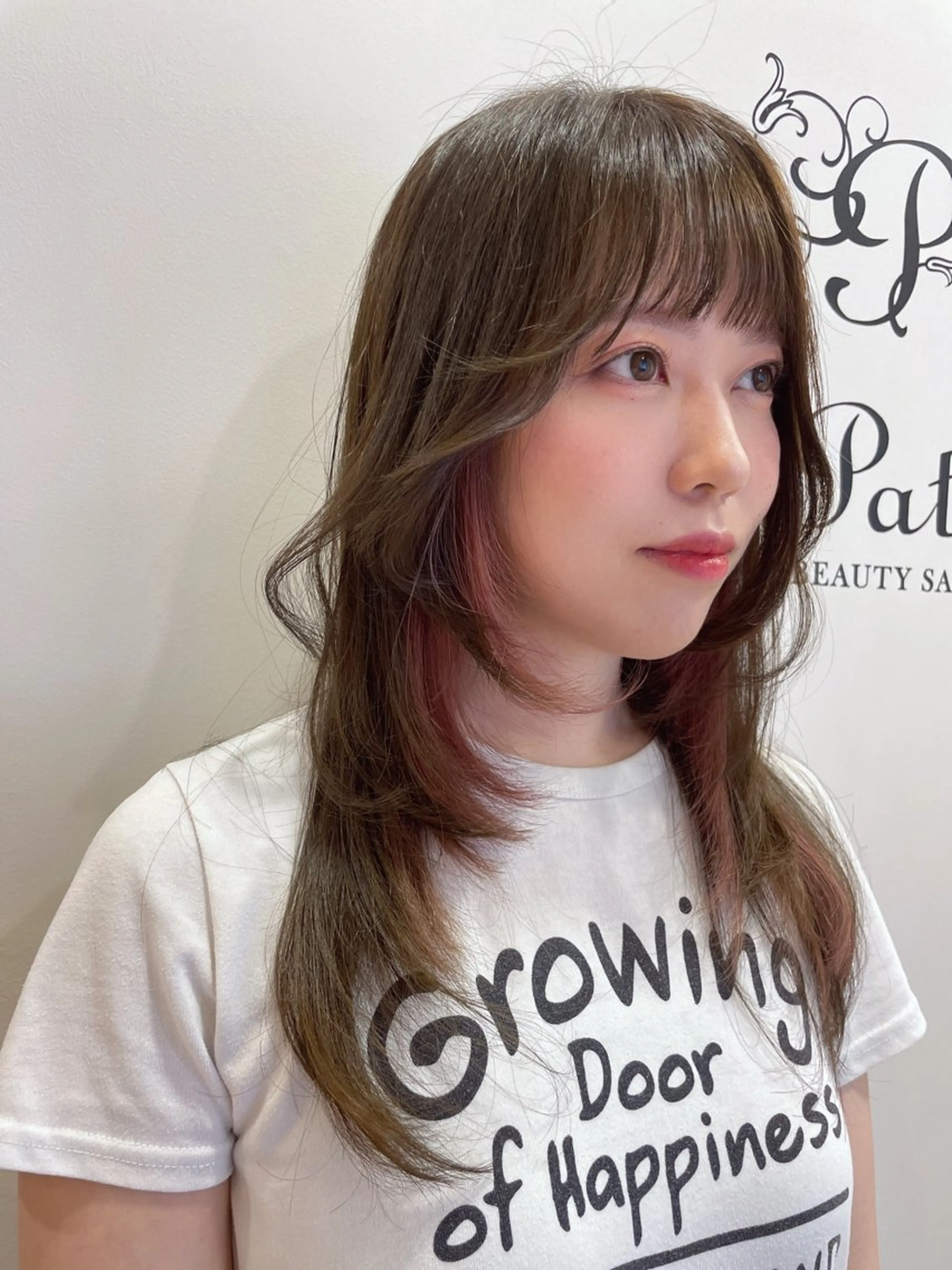 セミロング レイヤーカット FAHREN-PURE所属・小鹿理紗 和光市のヘアスタイル