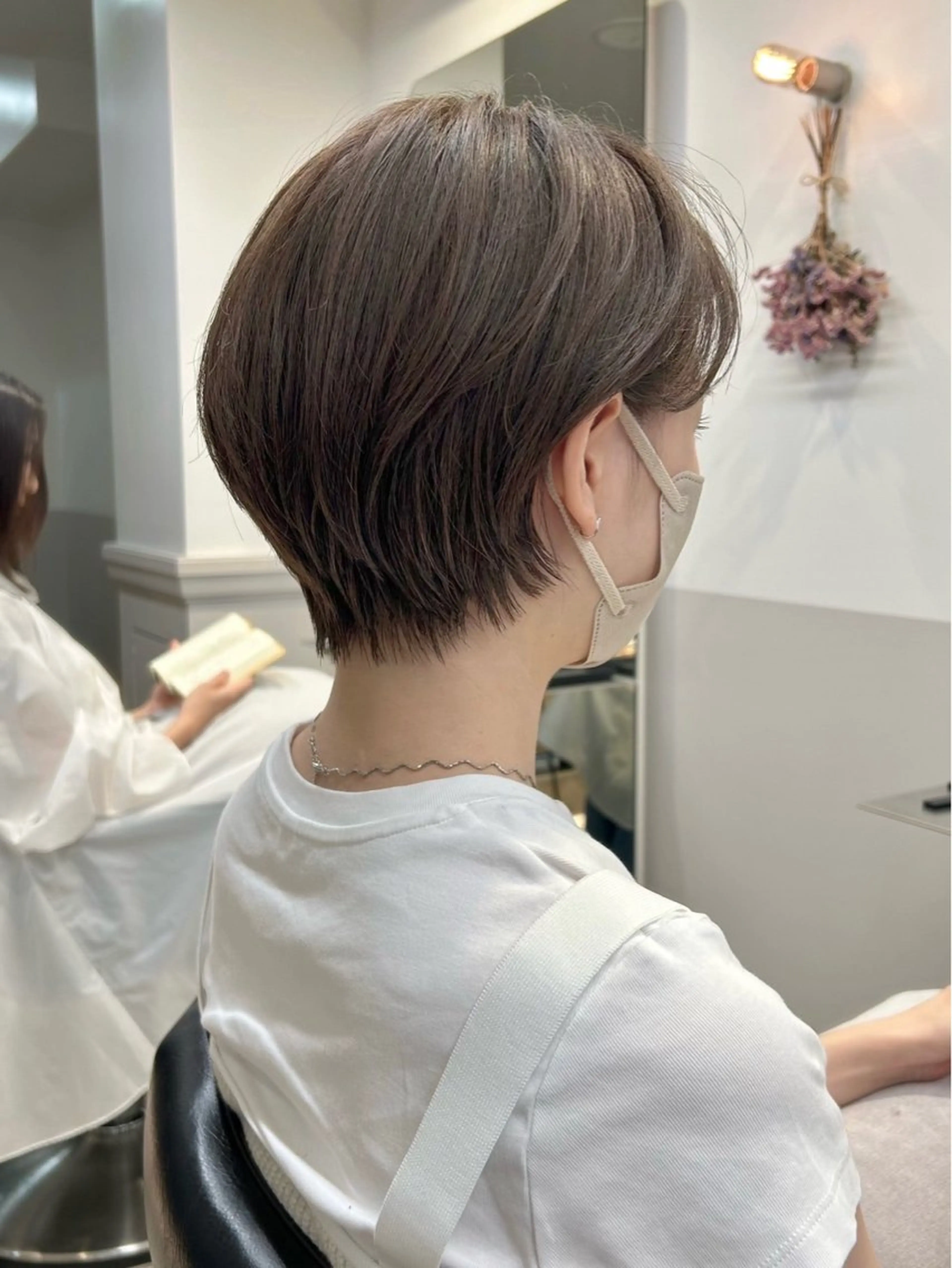 ショート ヘアカラー ボブカット/ 尾崎龍聖のヘアスタイル