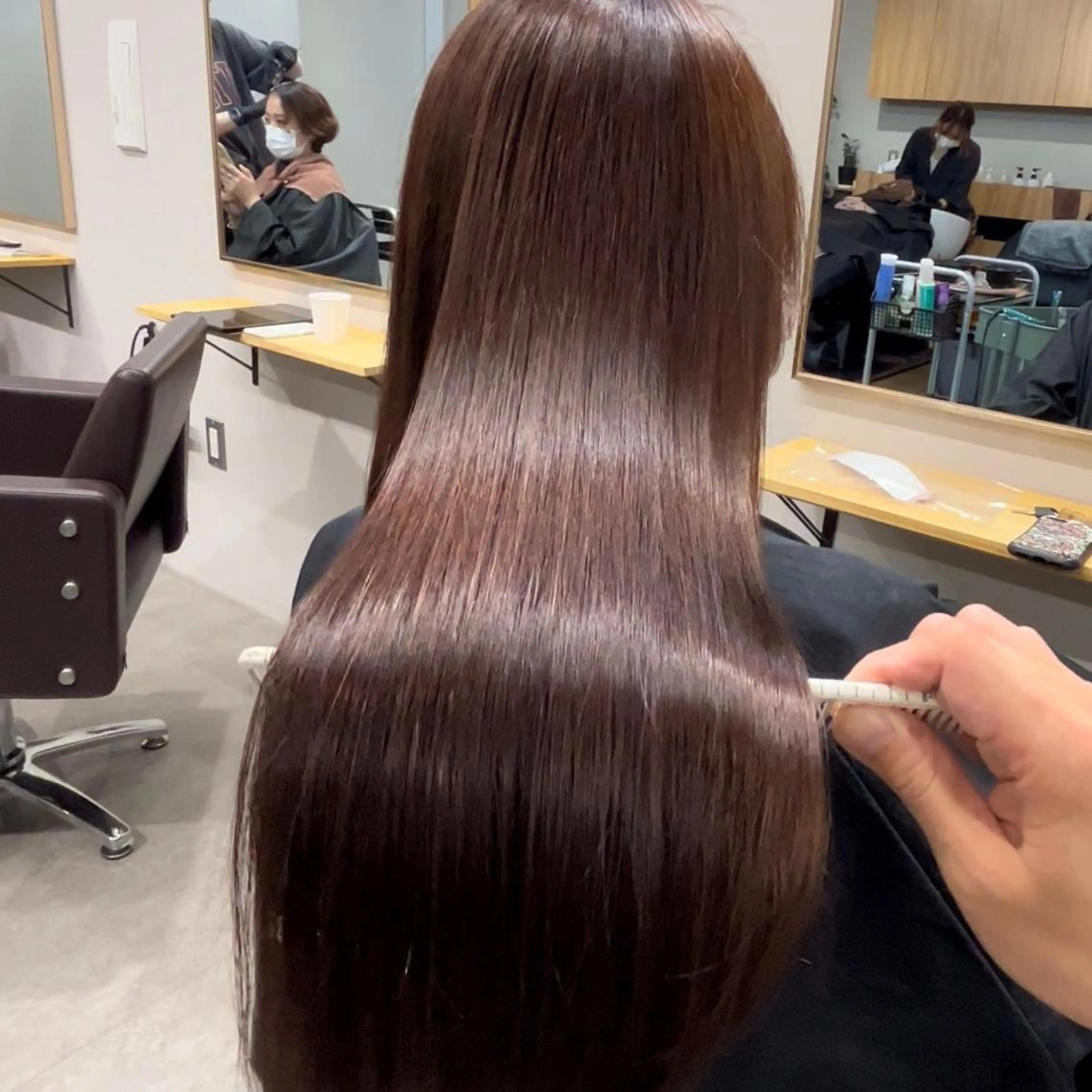 ロング 縮毛矯正 juhl/髪質改善/ 縮毛矯正/遠藤航平のヘアスタイル