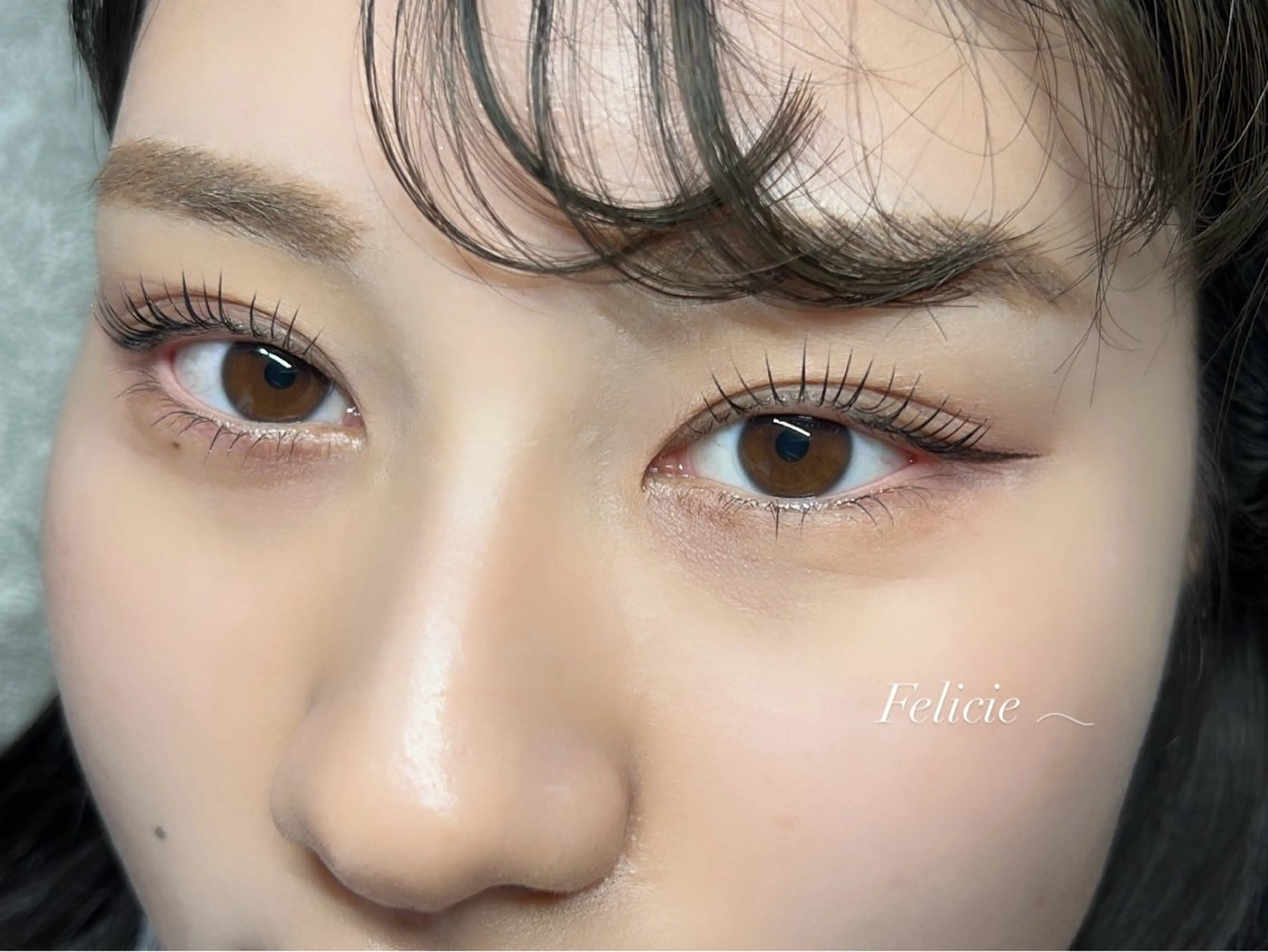 マツエク・マツパ パリジェンヌラッシュリフト マツパ Felicie＊ Sayakaのマツエク・マツパデザイン