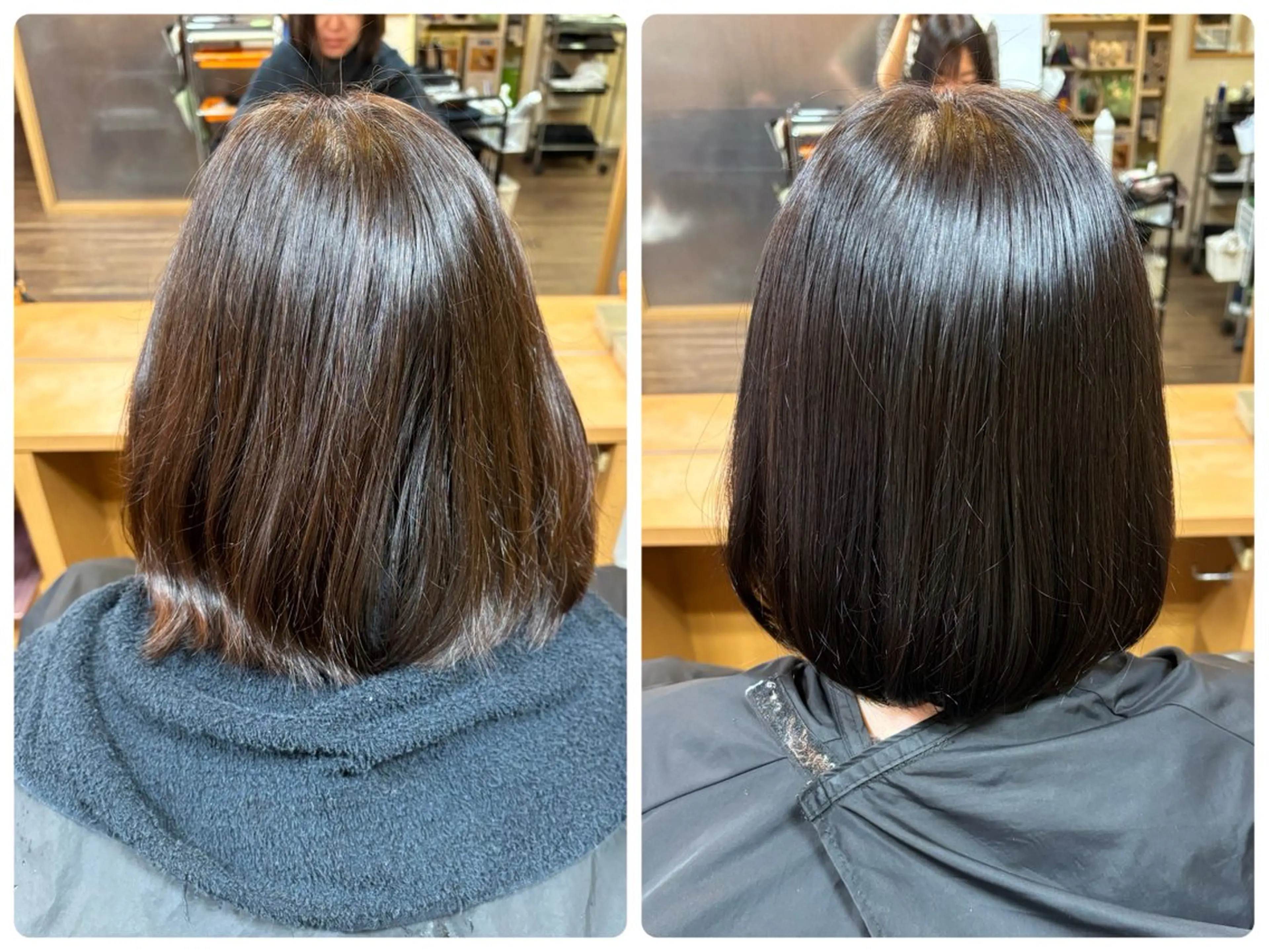 ミディアム 中野 里咲のヘアスタイル