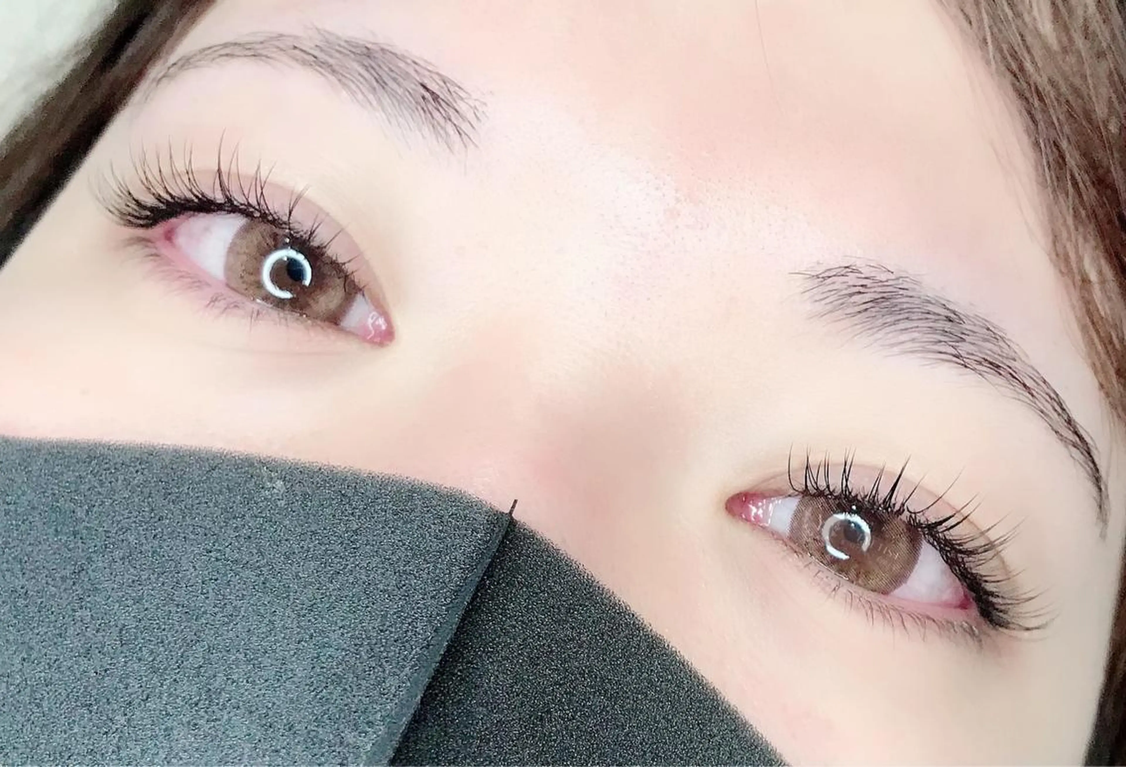マツエク・マツパ キュート フラットラッシュ マツエク eyelash presh yukaのマツエク・マツパデザイン