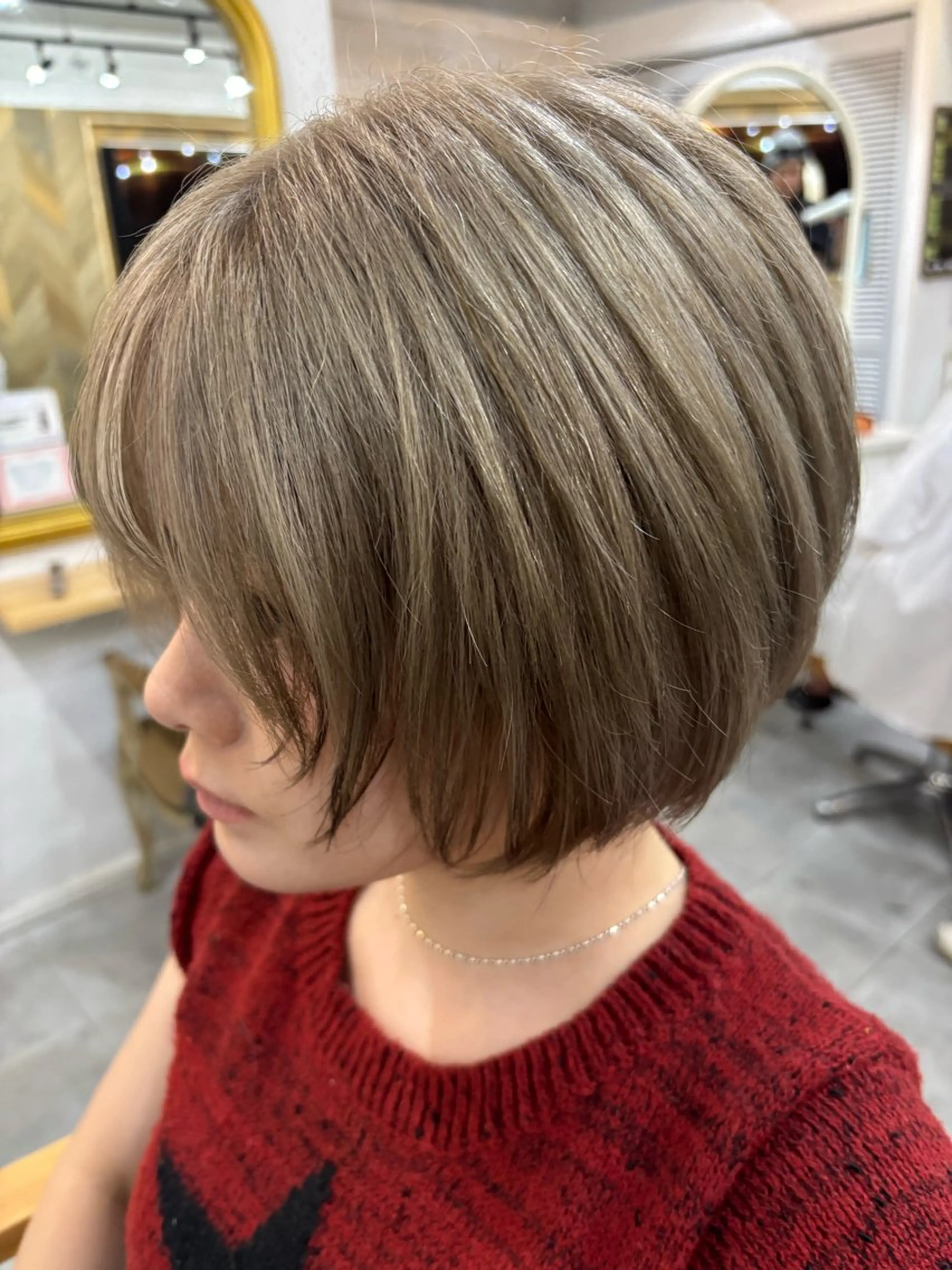 ショート カラー カット ヘアカラー トリートメント ❄️中野侑香❄️ ハイライト/ブリーチのヘアスタイル