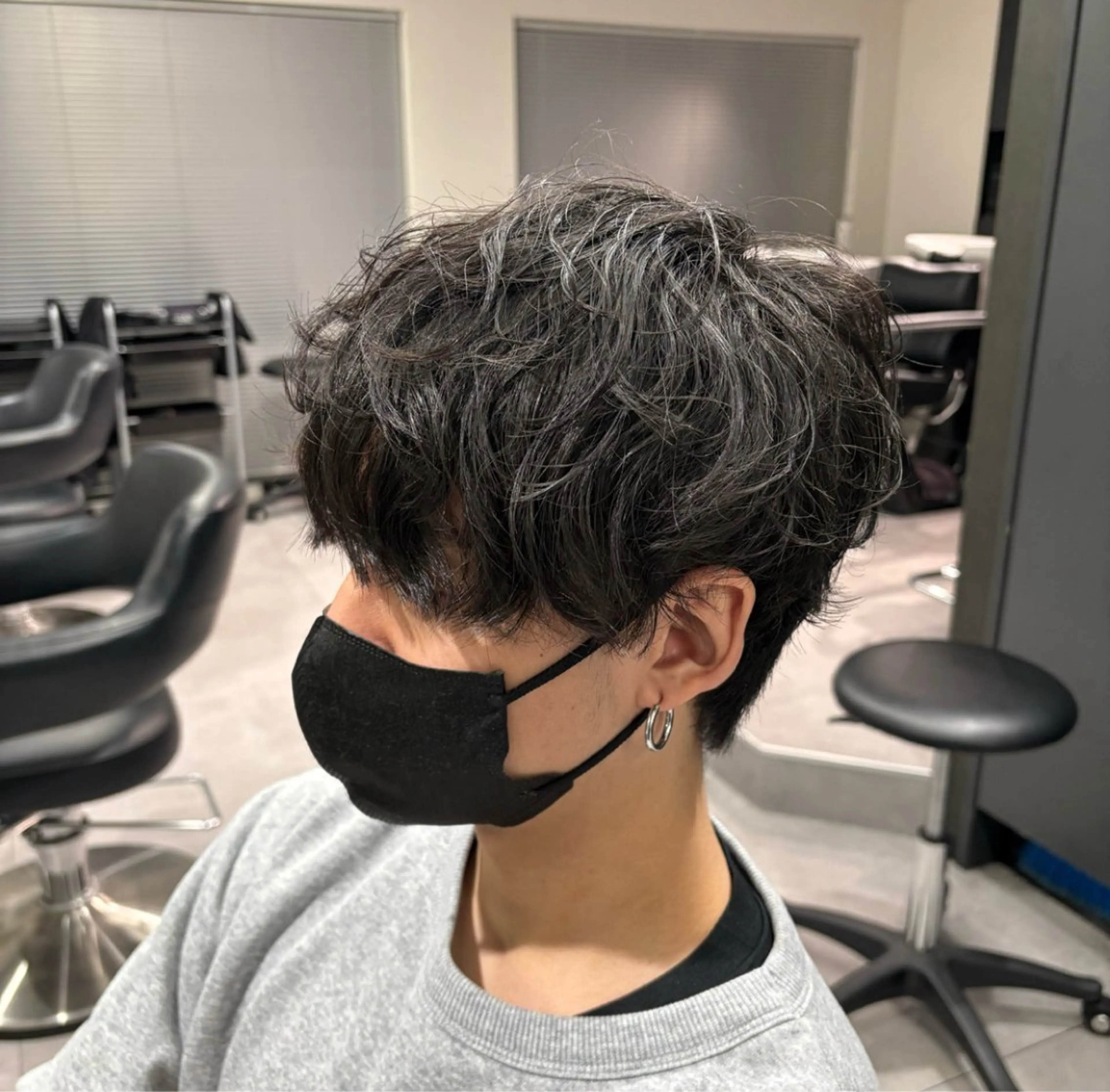 🌀メンズカット+スパイラルパーマ🌀の写真