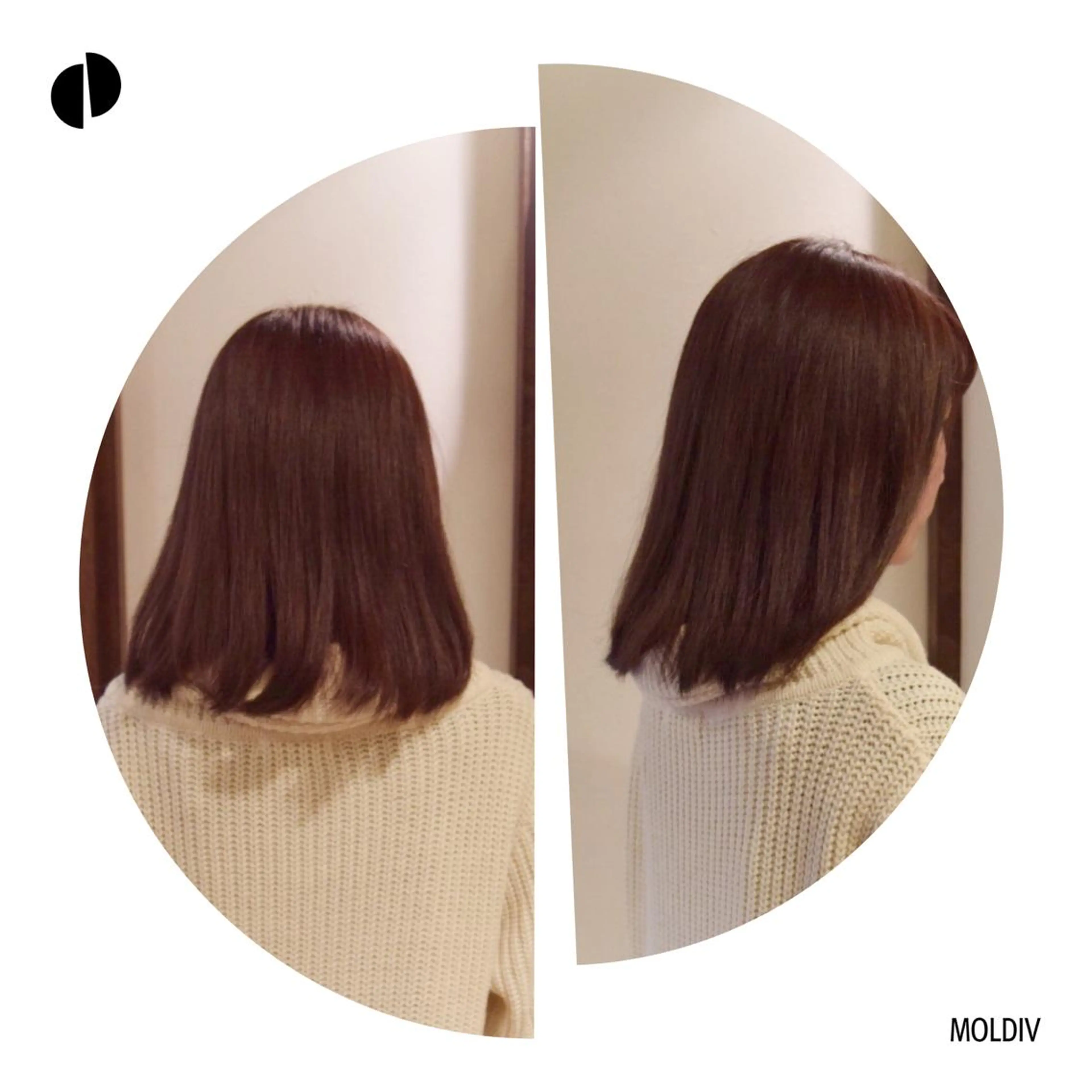 ミディアム カラー ブラウンカラー ✨縮毛矯正✨髪質改善 ナカシマ ユミのヘアスタイル