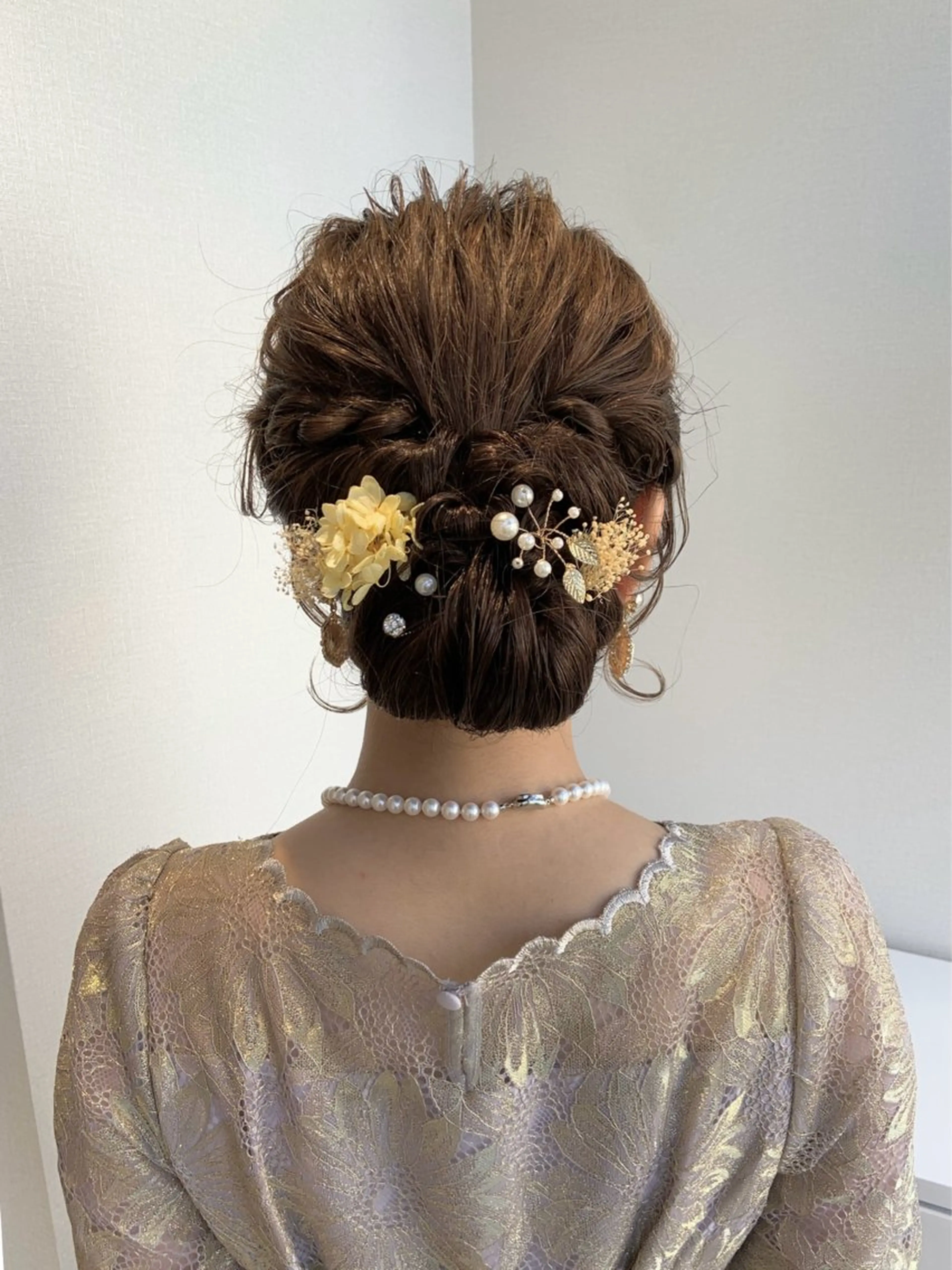 ミディアム ヘアセット 名駅/大人可愛い /艶髪/流音のヘアスタイル