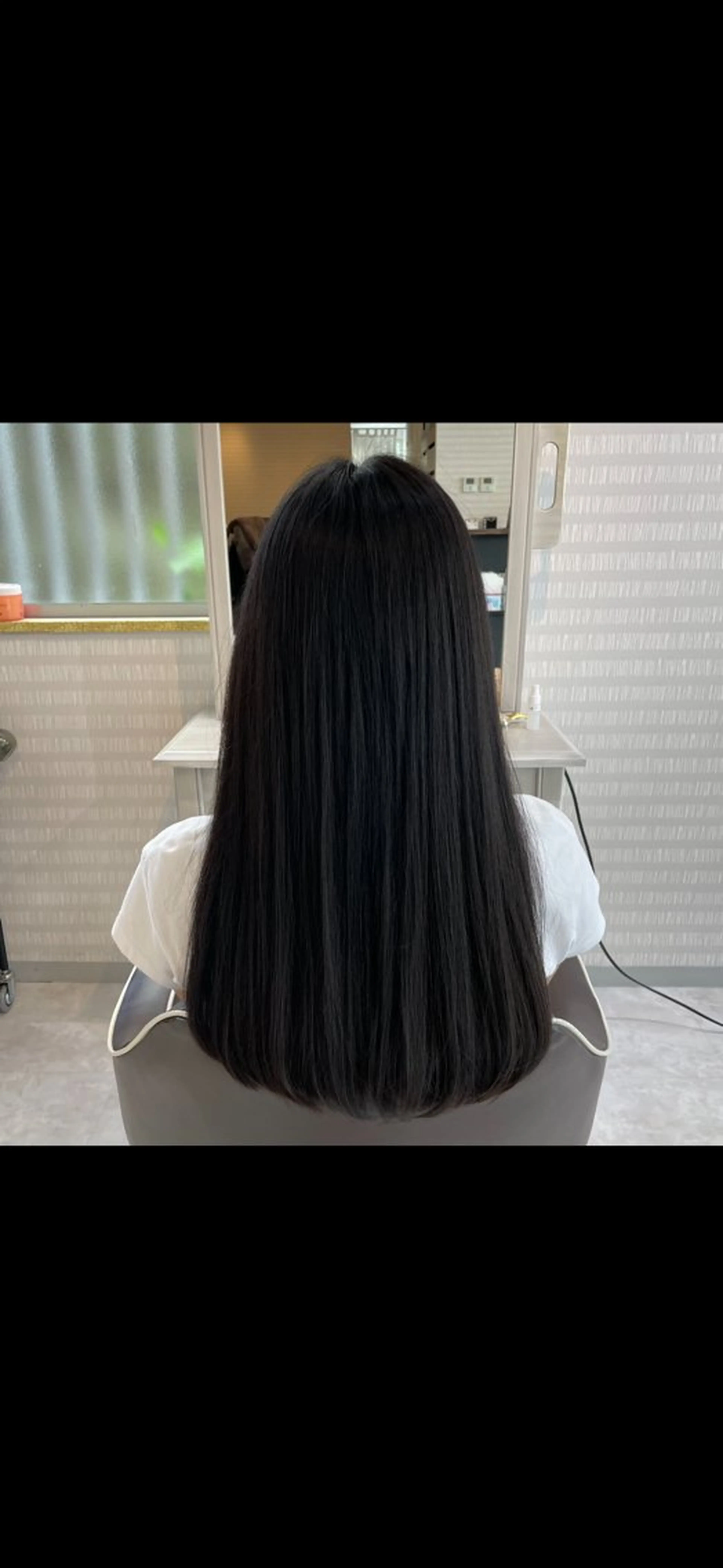 ロング ボブ 顔周りカット ハイライト 髪質改善 韓国風ヘア CREAPY所属・日向野 利菜のヘアスタイル