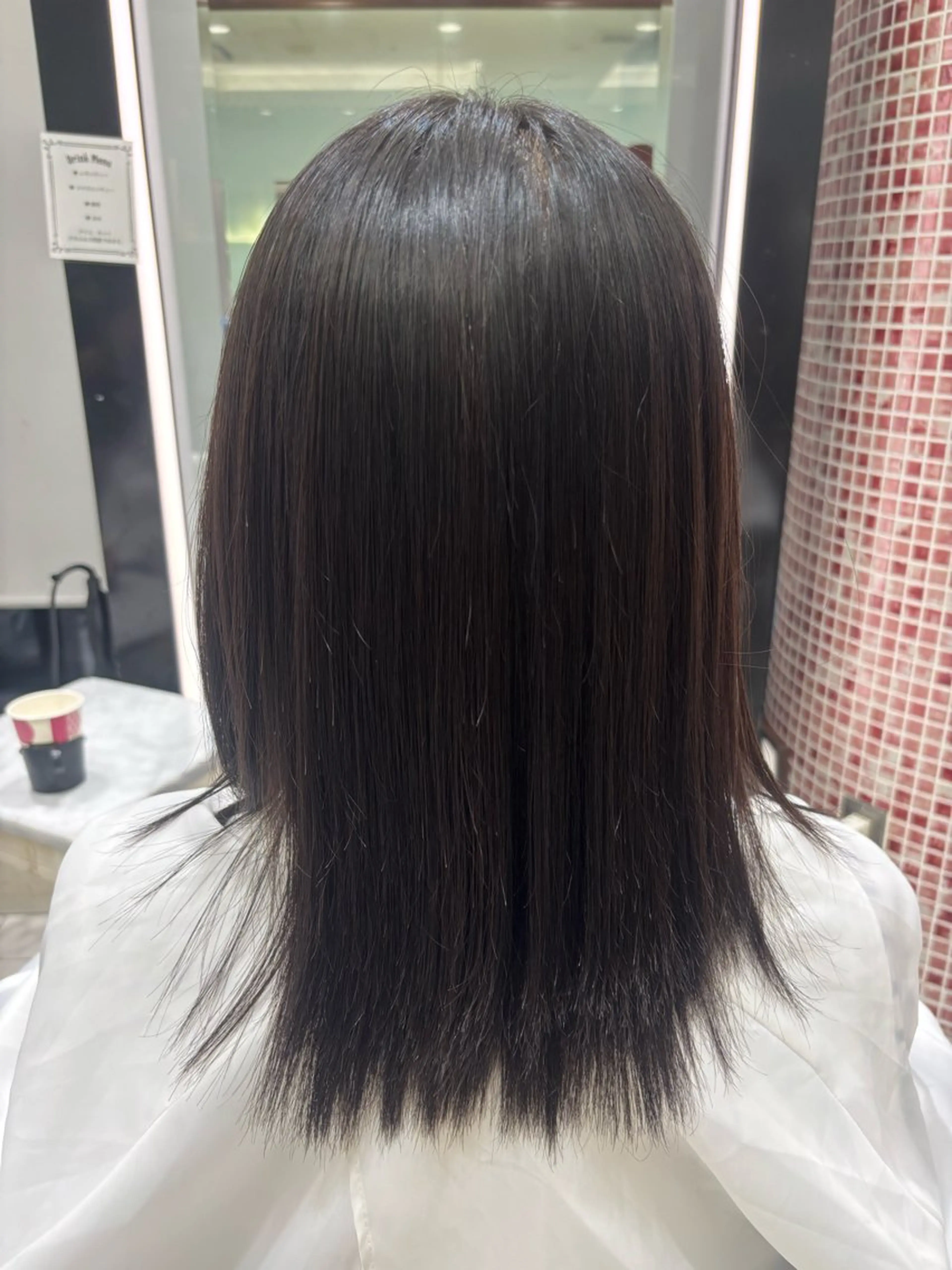 ミディアム パーマ 縮毛矯正 銀座🌿ヘア アレンジ🌿さやかのヘアスタイル