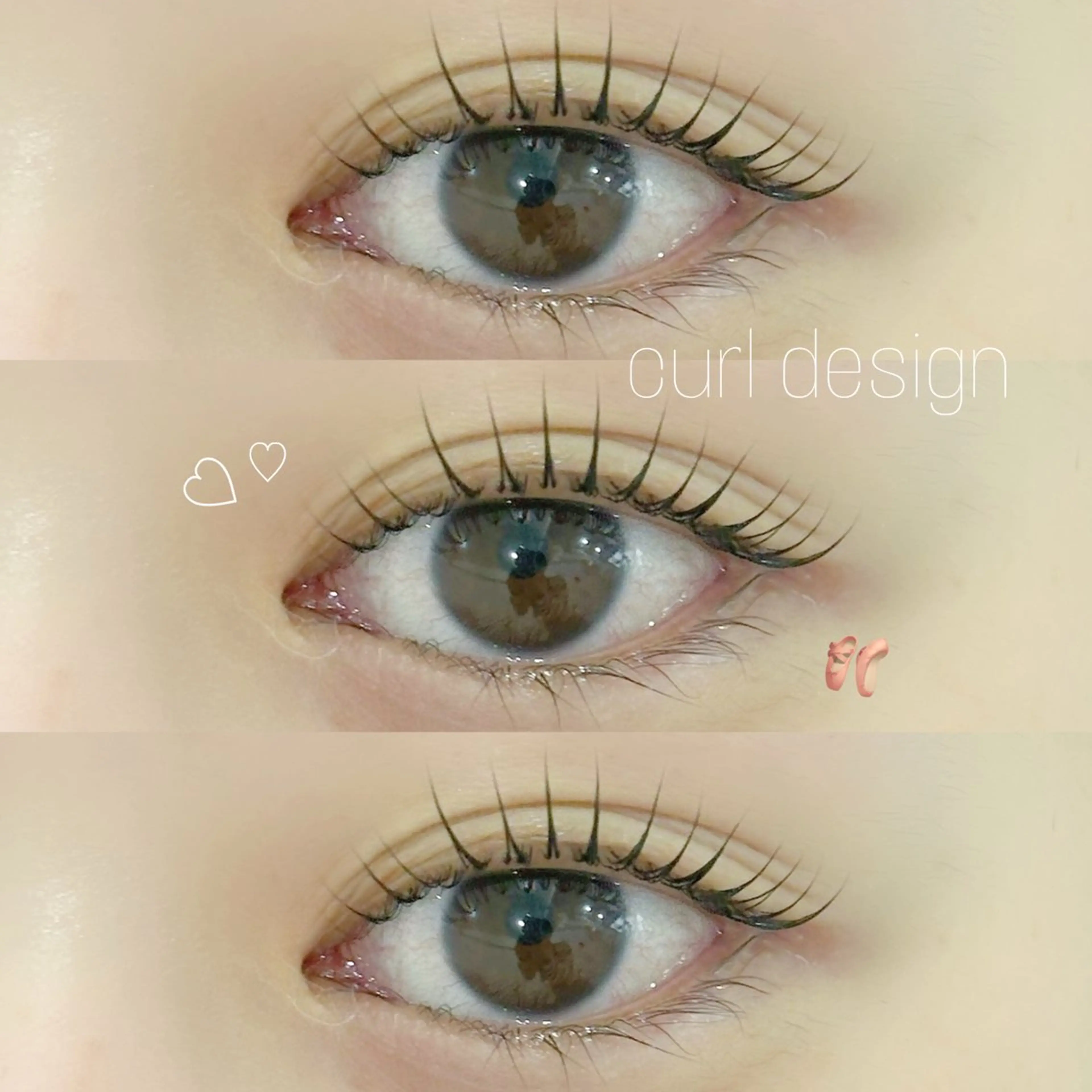 マツエク・マツパ mao 𓂃☽のマツエク・マツパデザイン