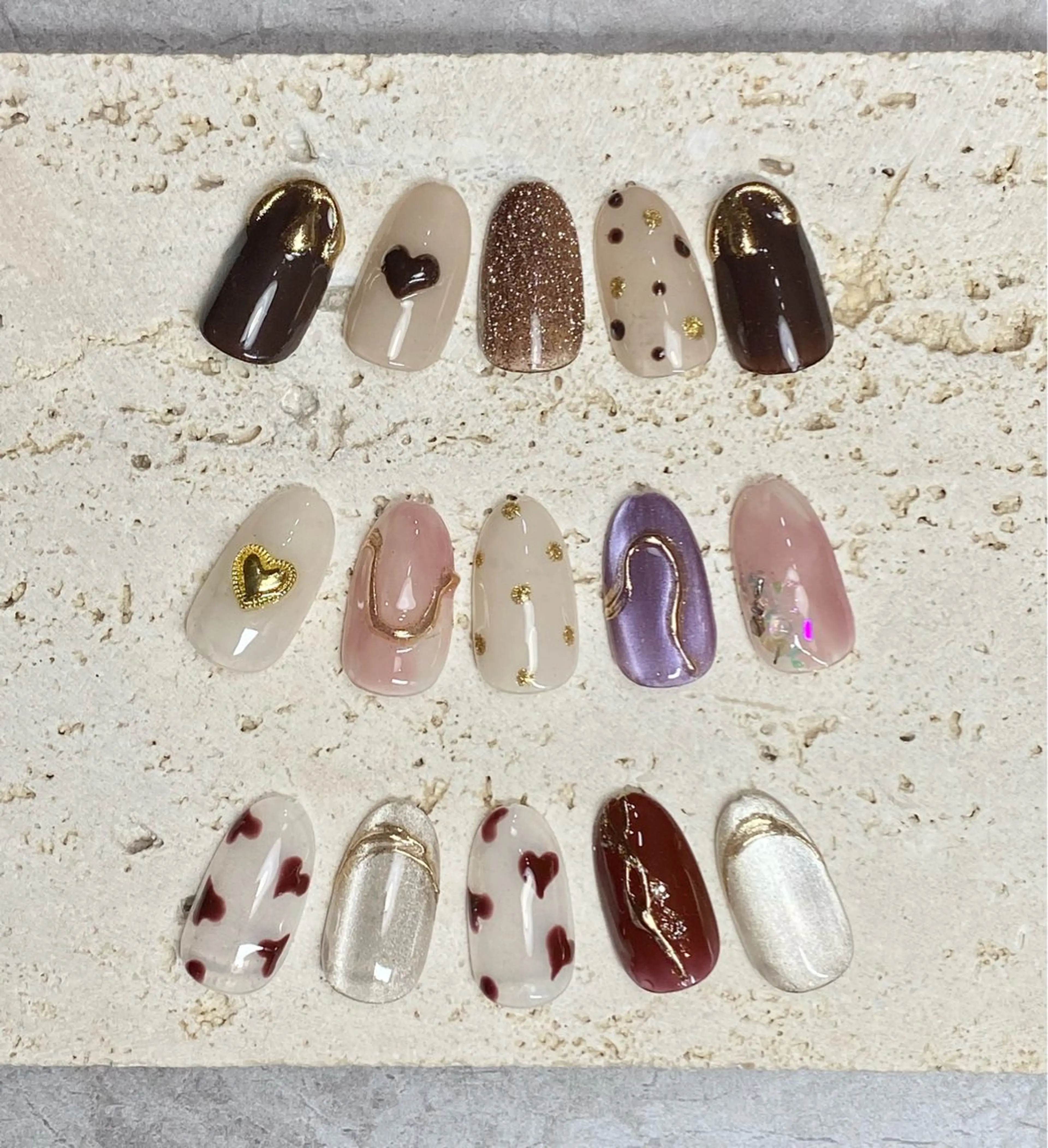 ミディアム cattleya nailのネイルデザイン