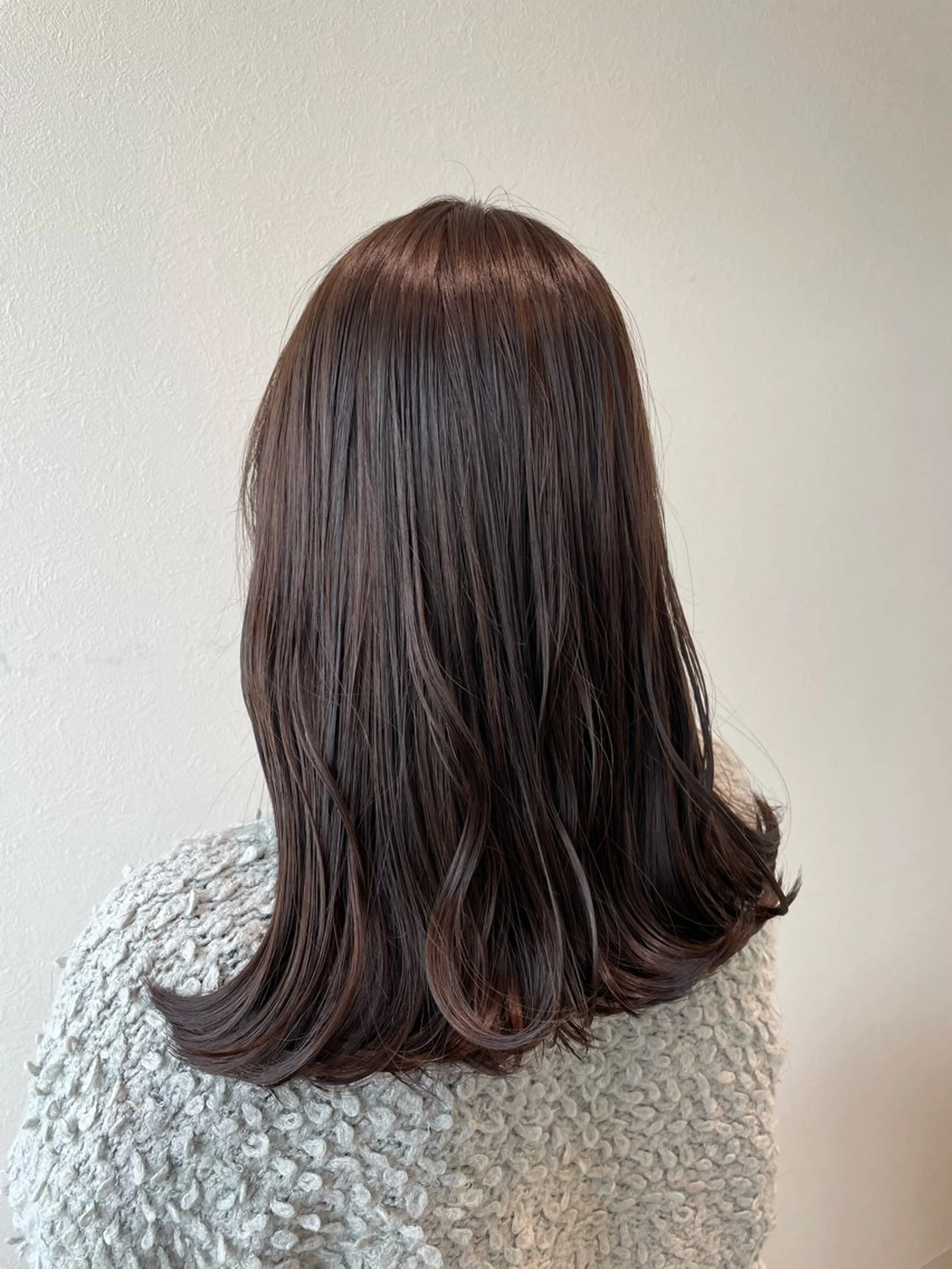 セミロング カラー 木村 架音のヘアスタイル