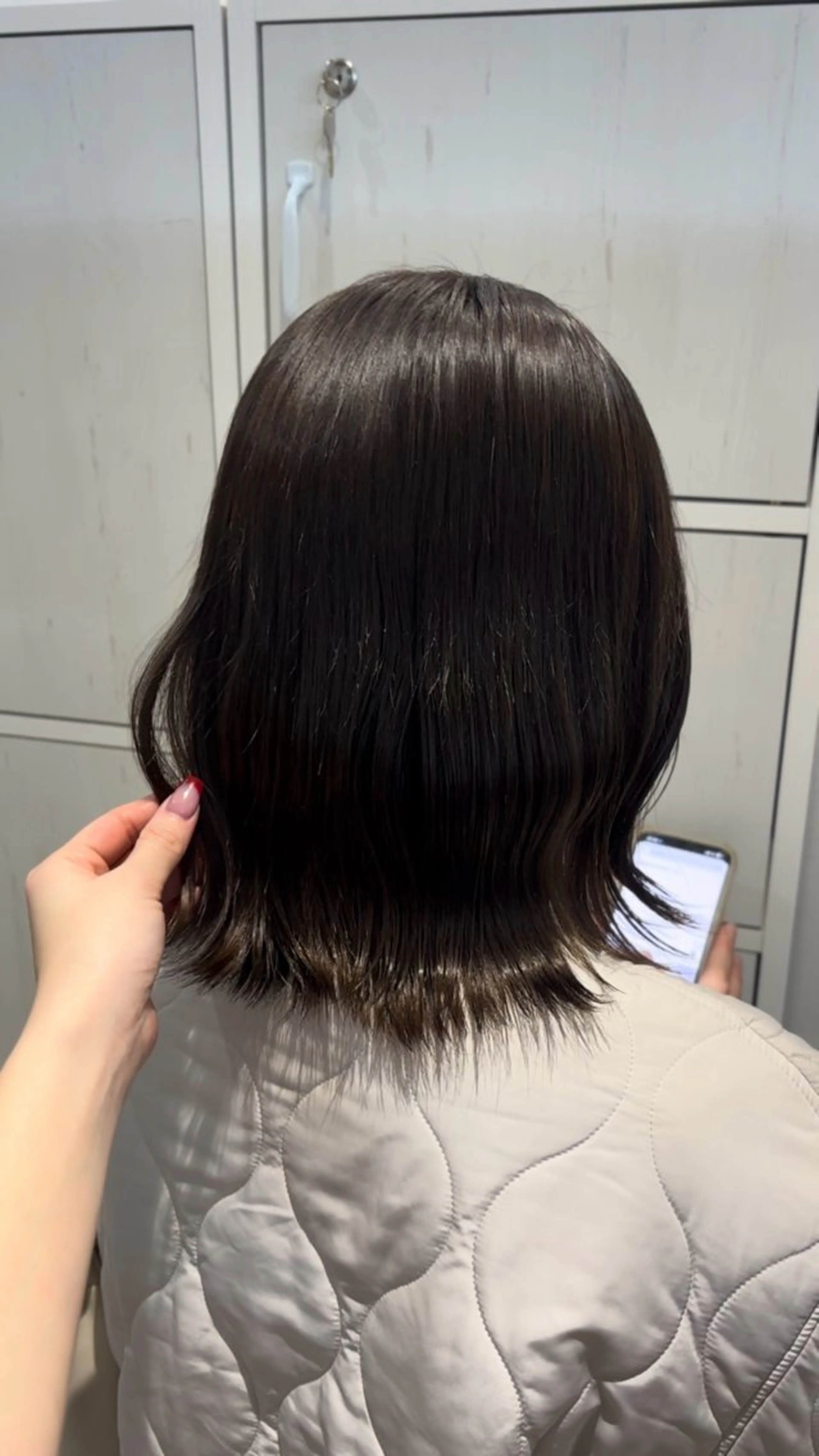 ミディアム カラー ケアカラー 髪質改善 カット ヘアカラー トリートメント CHAINON×FeM#所属・名駅/sHiHo/透 明感カラー✨🎀/のヘアスタイル