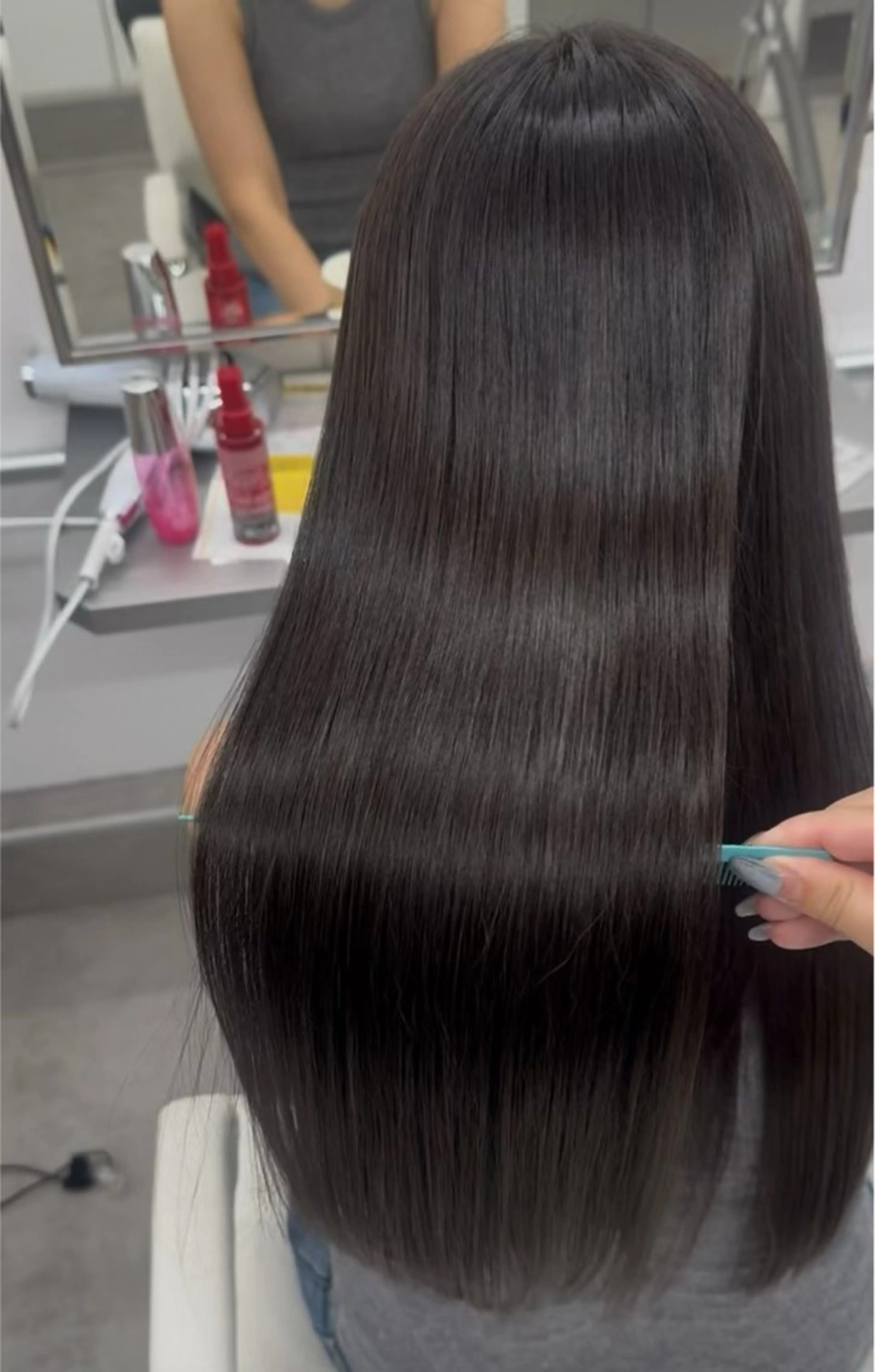 ロング カラー ヘアカラー 🕯コバ/レイヤー/ 透明感/縮毛🕯のヘアスタイル