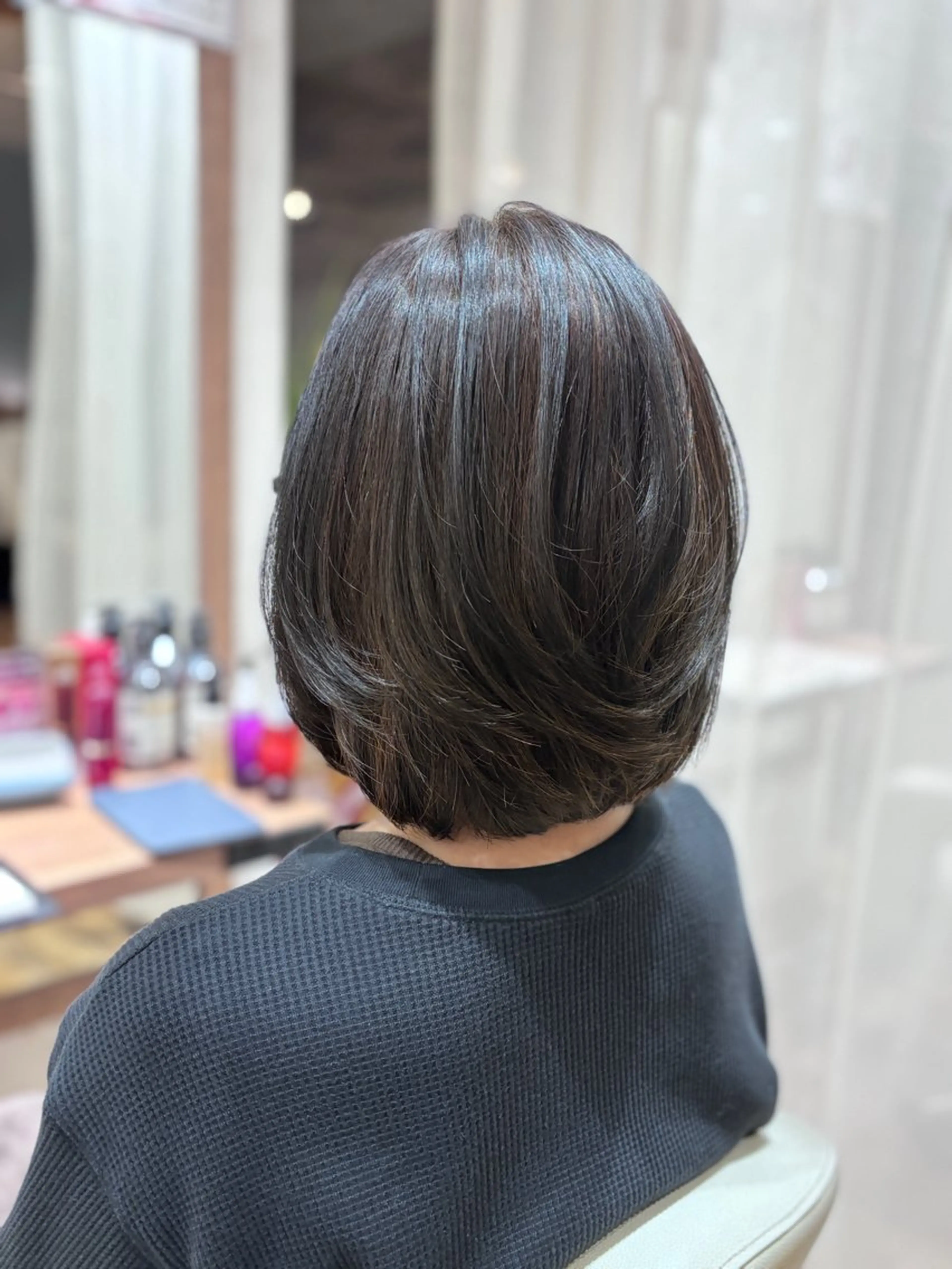 ミディアム ase.糸島店所属・ase.糸島店 MAIのヘアスタイル
