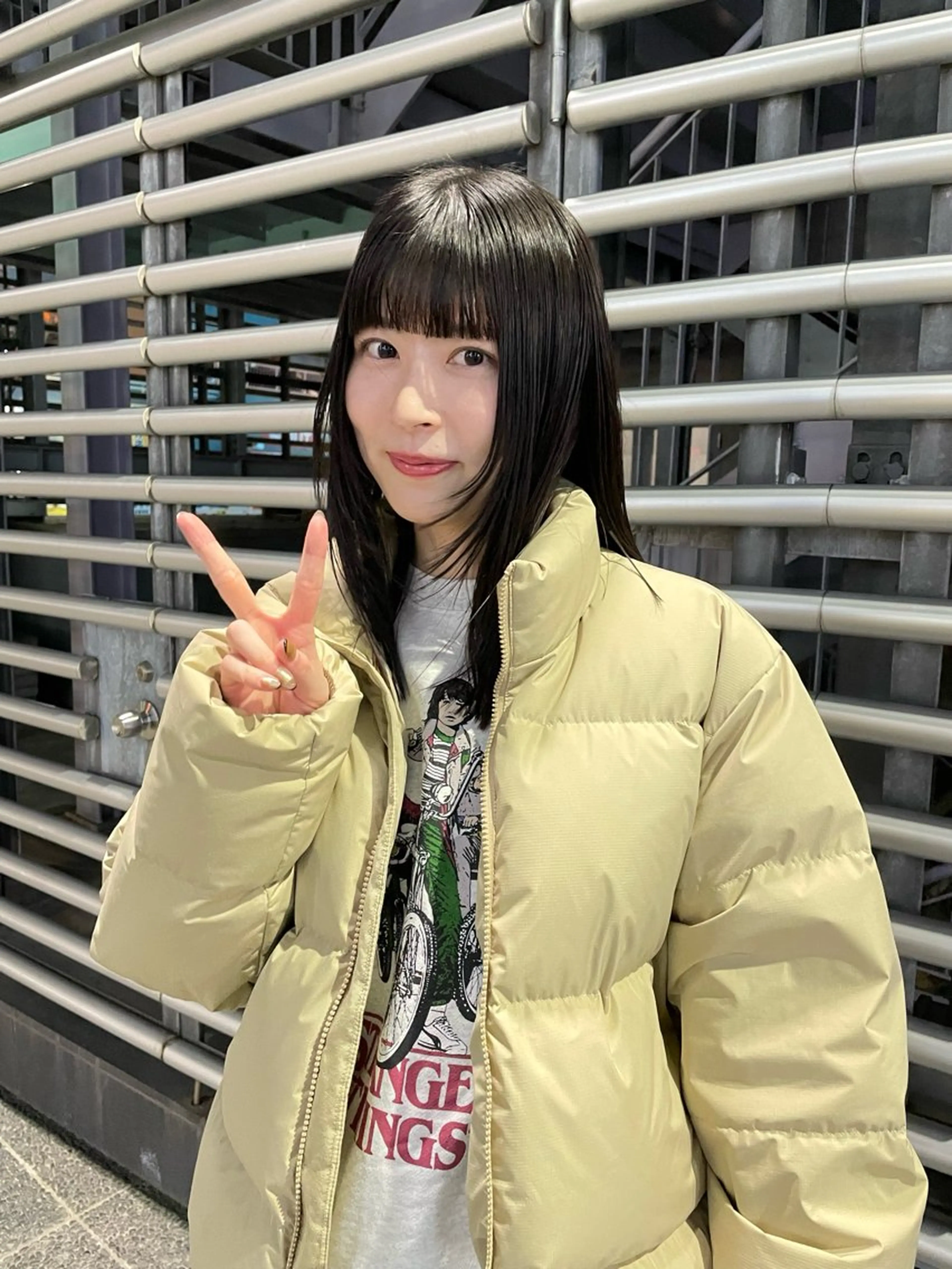 前髪カットの写真