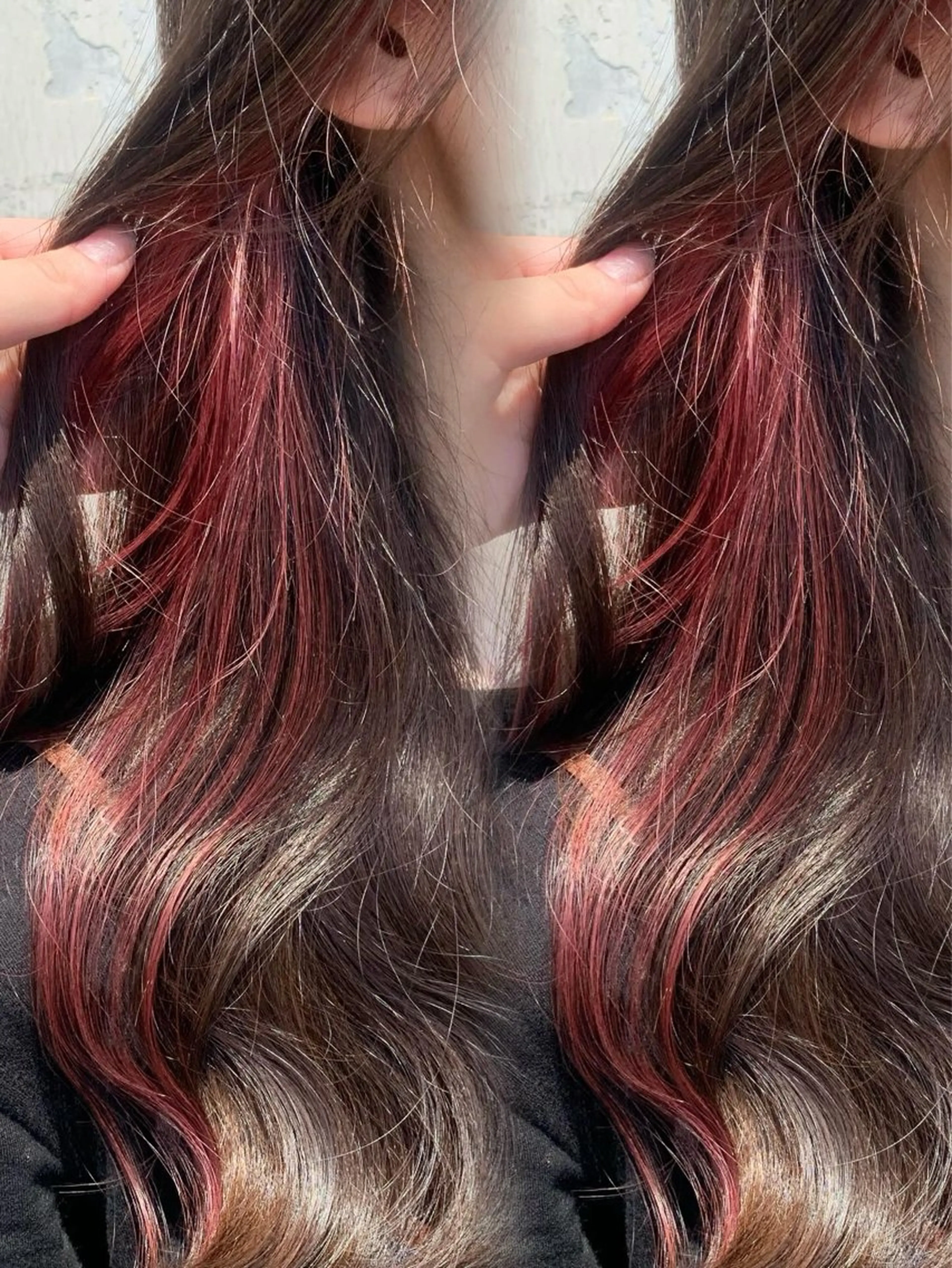 ロング 井上 昴のヘアスタイル