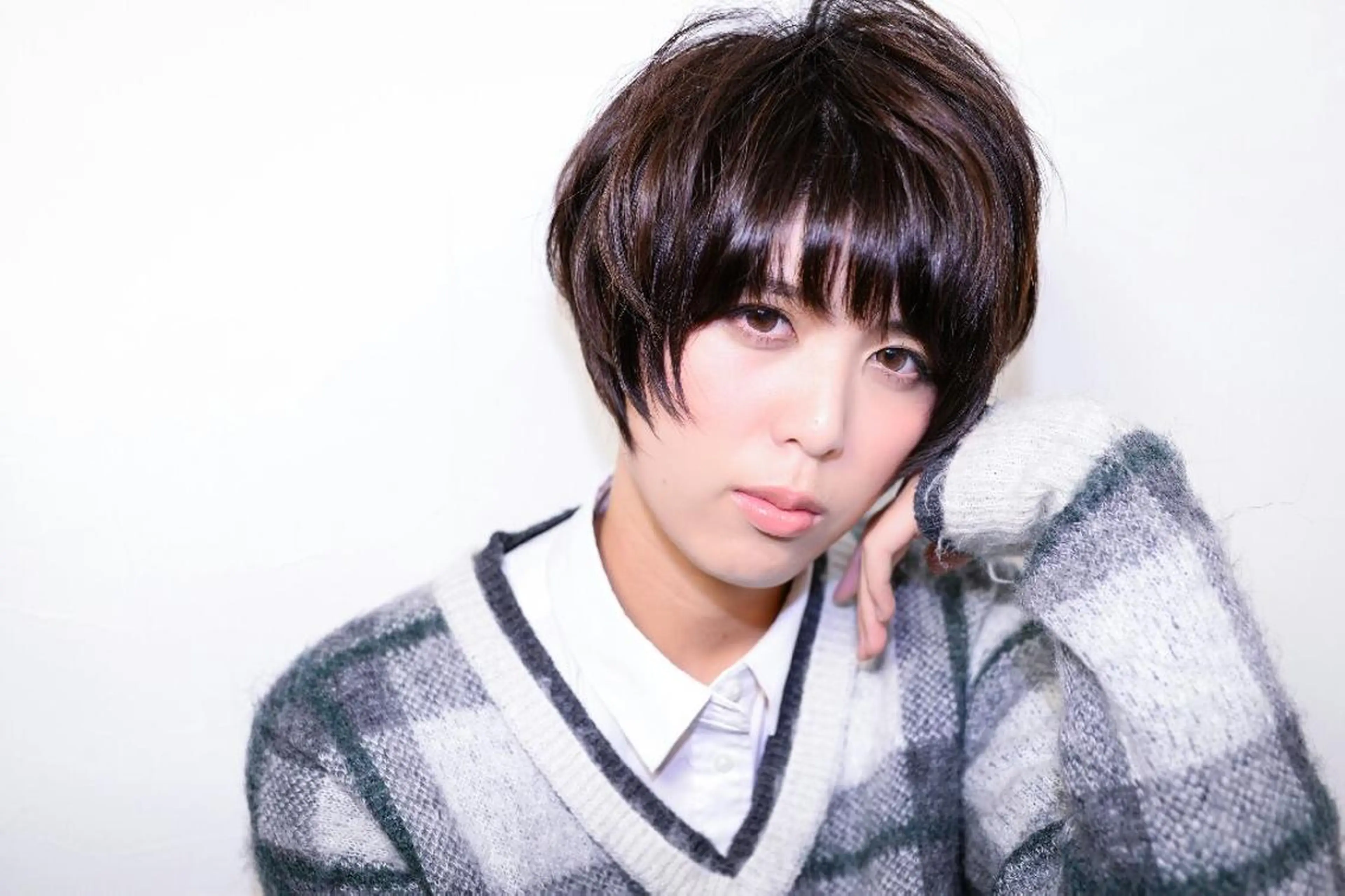 ショート カラー belta 姫路山吹 カラーモデル募集のヘアスタイル