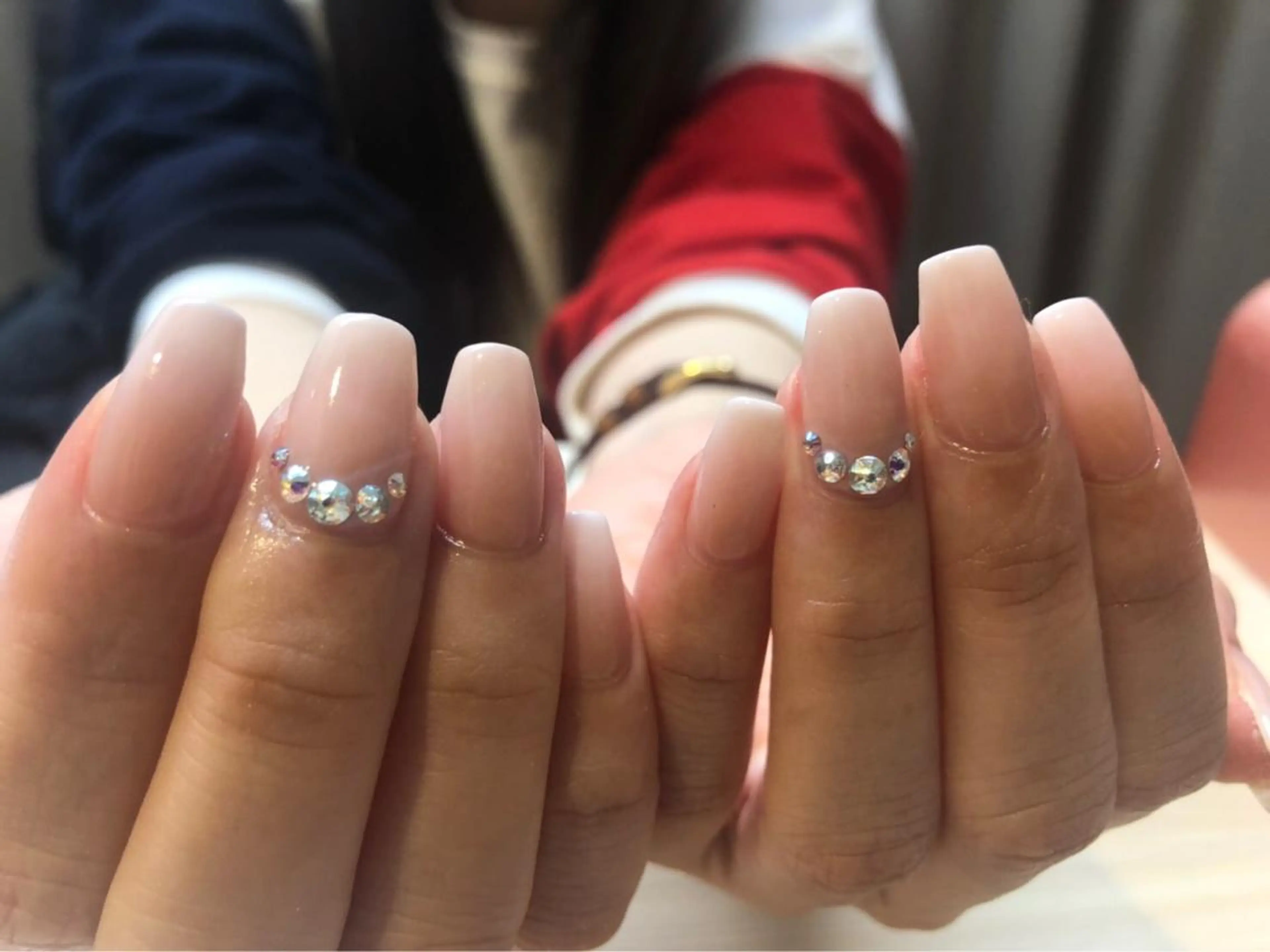 ネイル ストーンネイル 韓国/網紅/パーツ M-salonのネイルデザイン