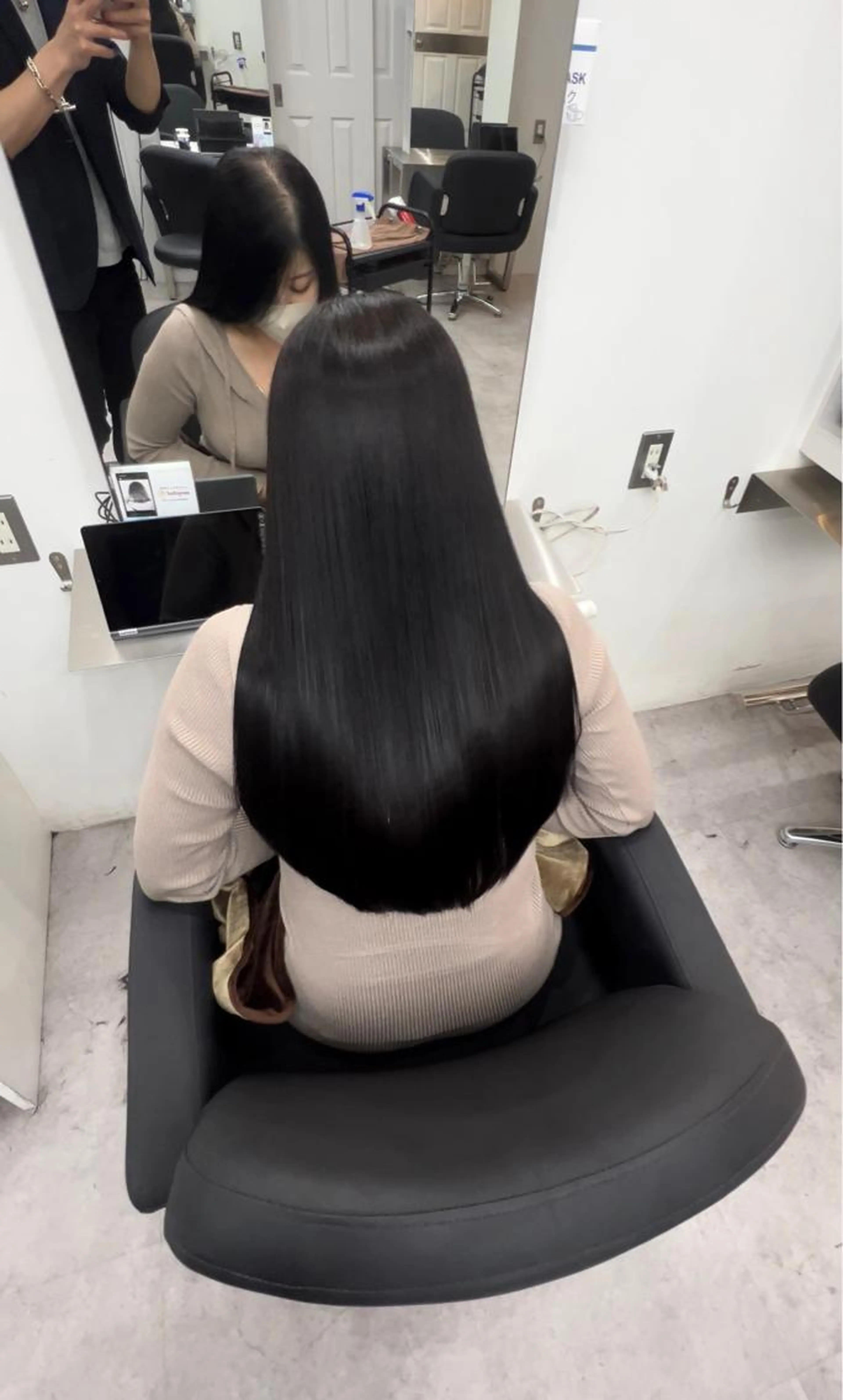 カット➕最高級イルミナorアディクシ🌈➕髪質改善URUTOWA水素トリートメント✨➕ナノスチーム付き☀️の写真