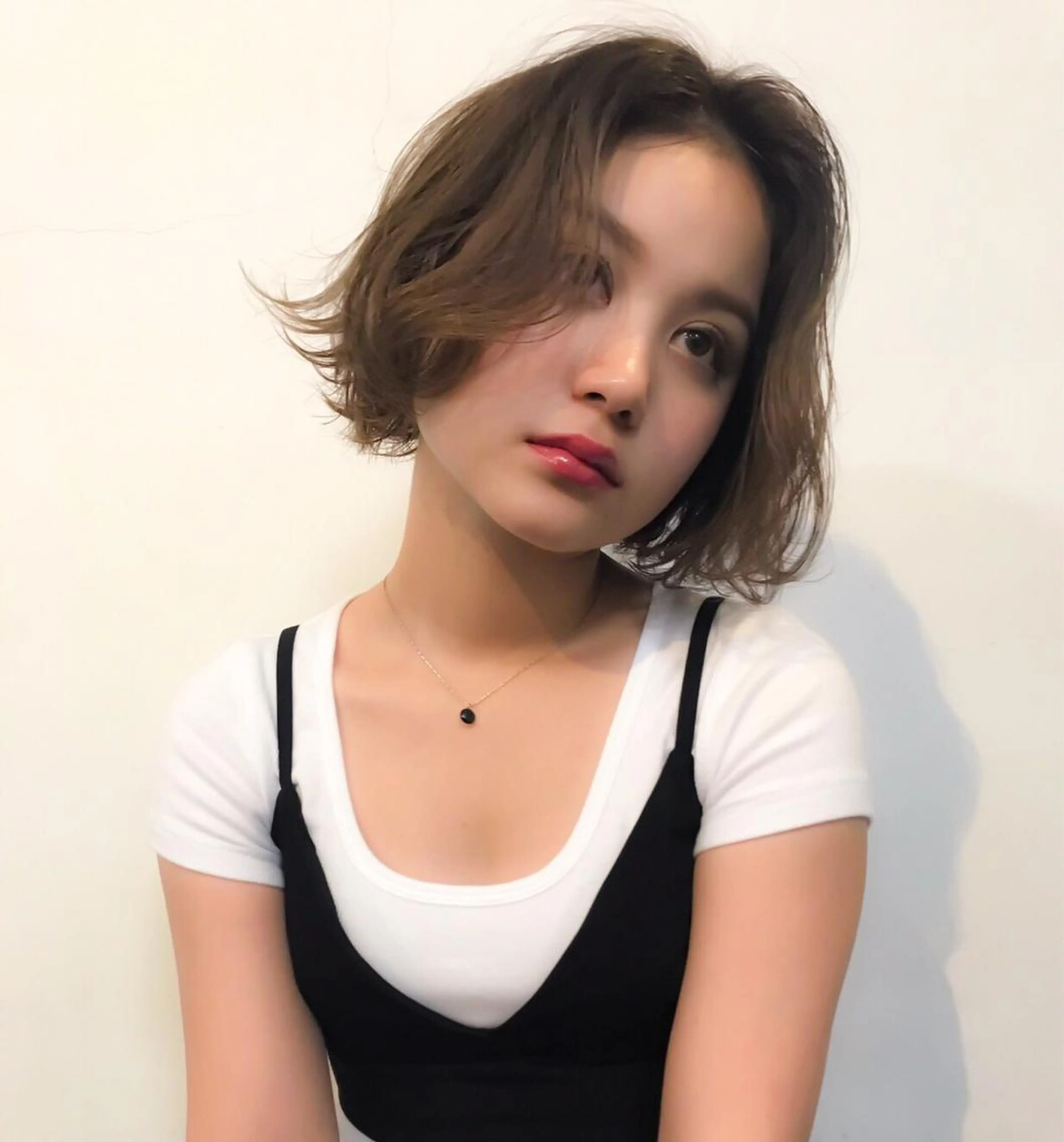 ショート カラー パーマ ヘアアレンジ 薬剤付きシェアサロン 店長タチバナのヘアスタイル